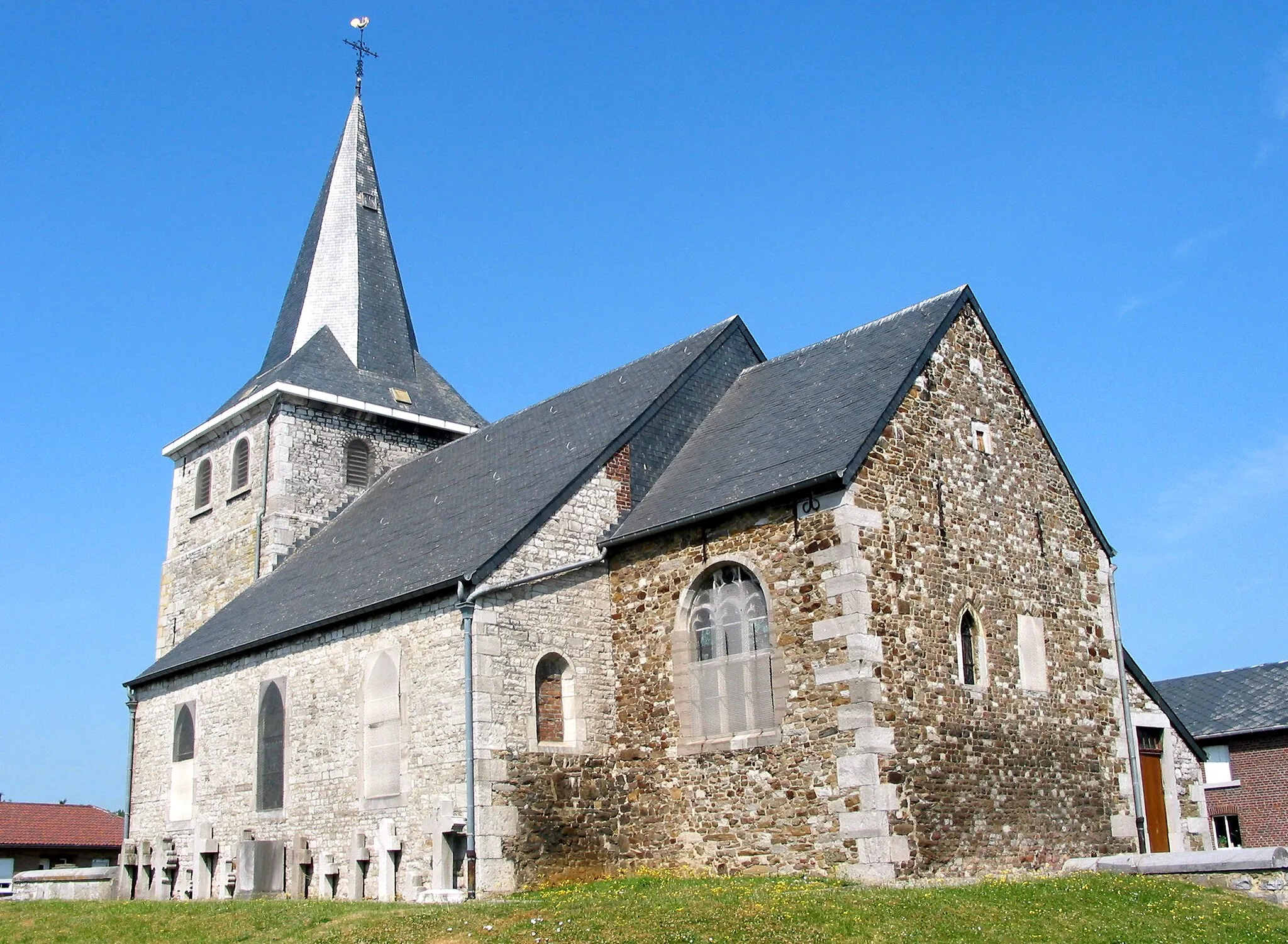 Photo showing: Villers-le-Bouillett (Belgium), the  Saint Martin's church.