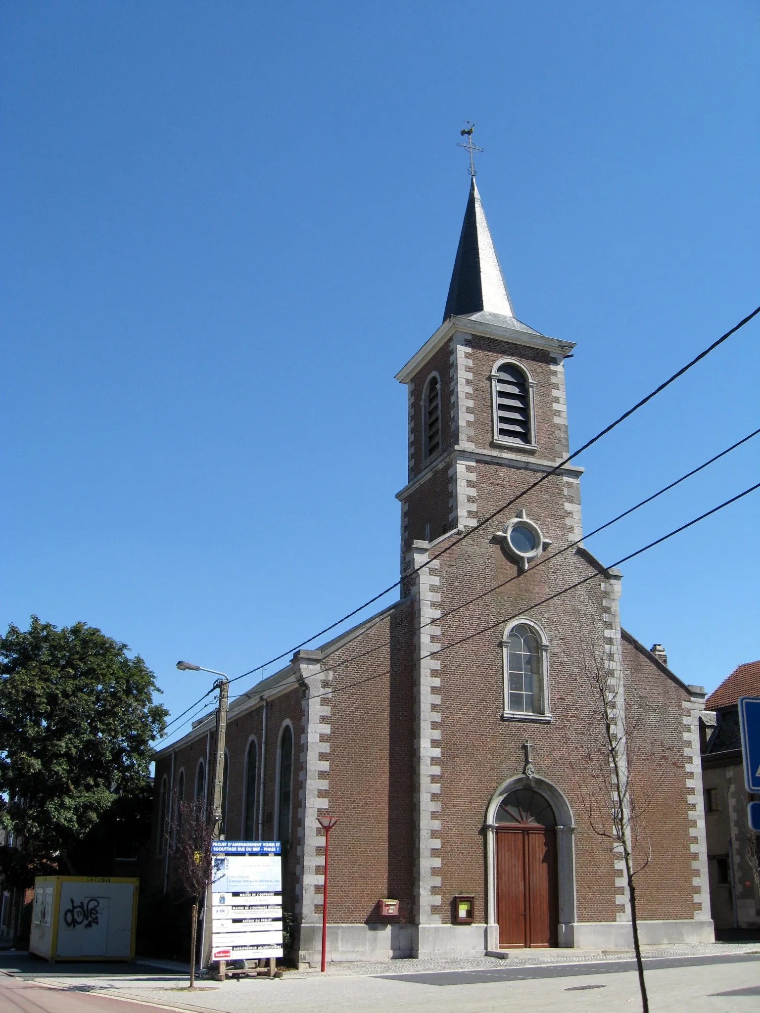 Photo showing: Church of Saint Alexander in Xhendelesse, Herve, Liège, Belgium