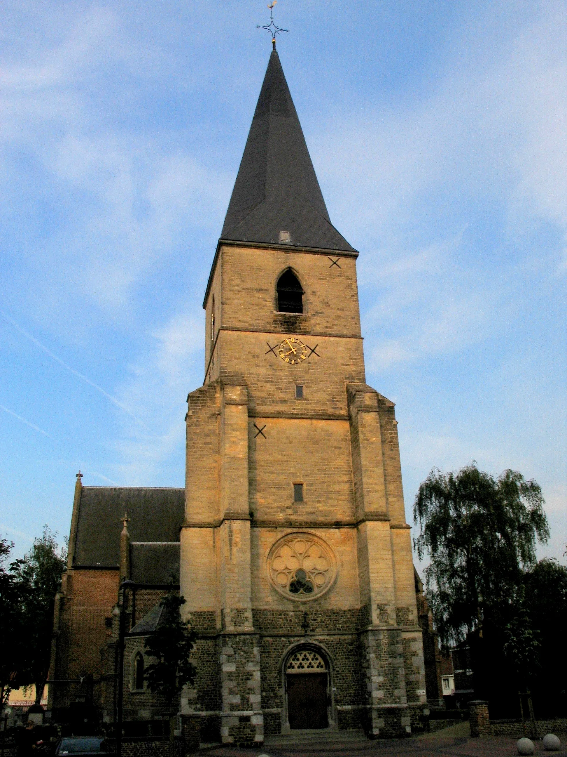Photo showing: Saint Aldegonde's church in Alken (Belgium)