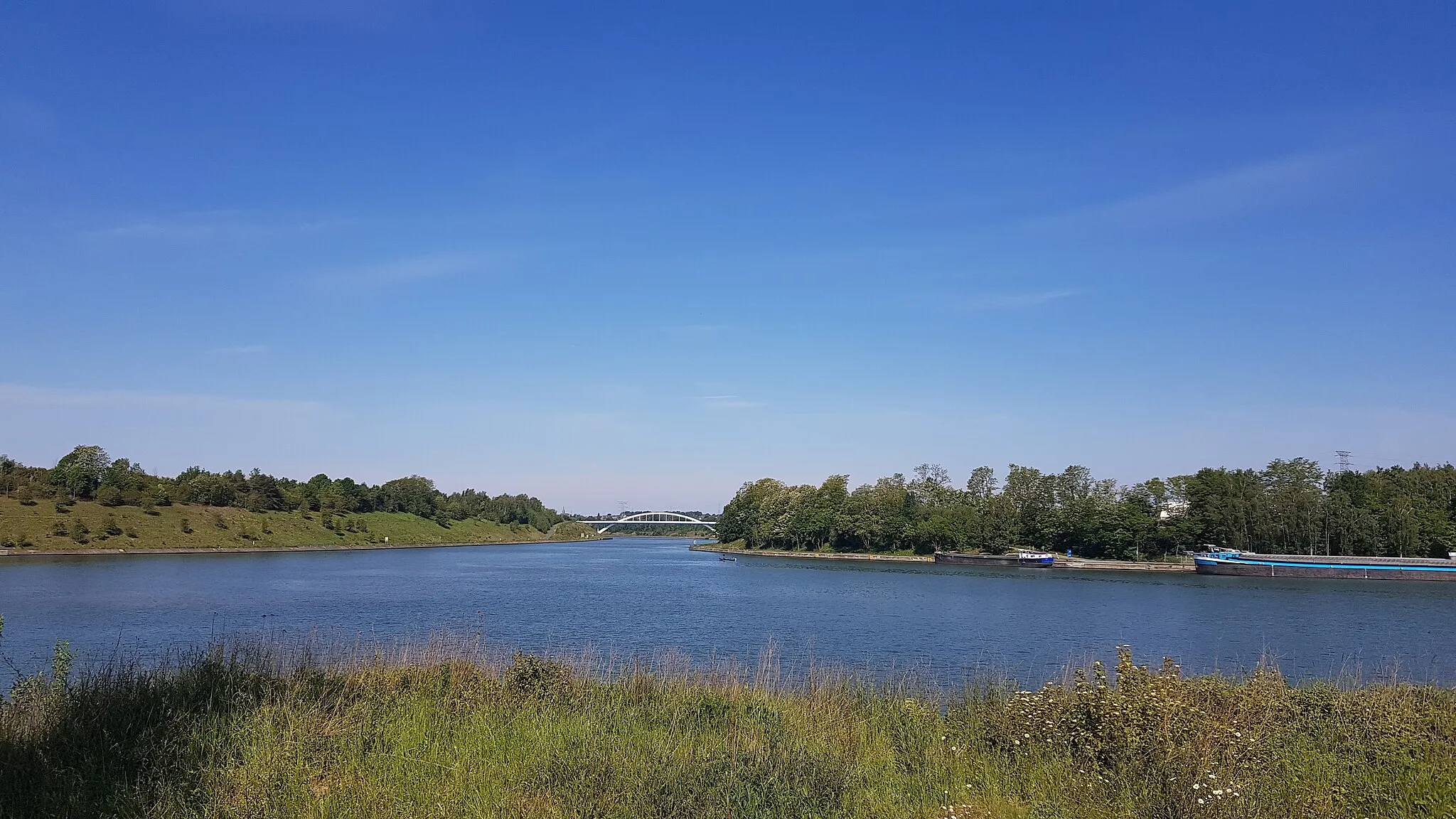 Photo showing: Brug bij Briegden over het Albertkanaal, België