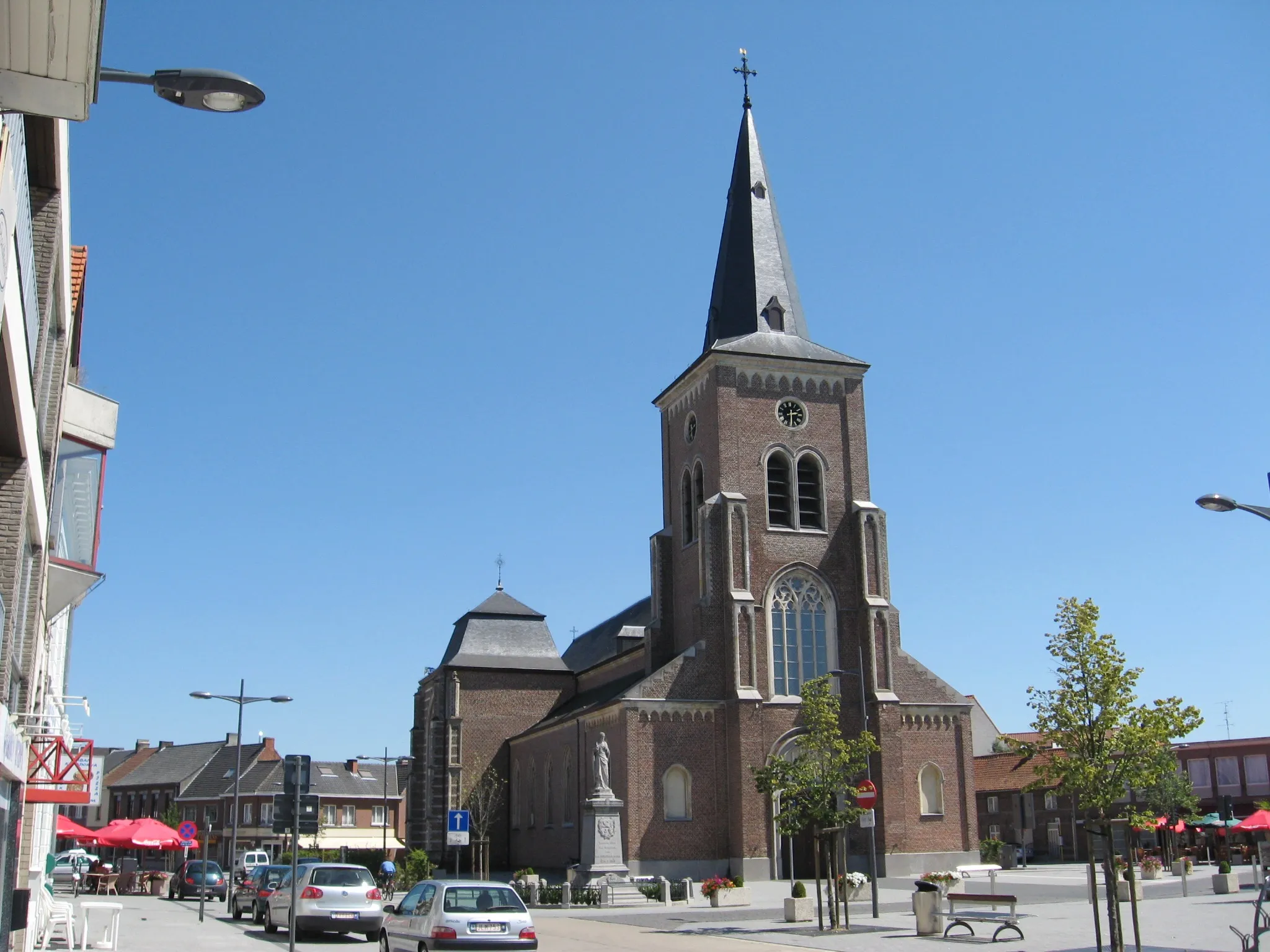 Photo showing: Church of Saint Martin in  Herk-de-Stad, Limburg, Belgium