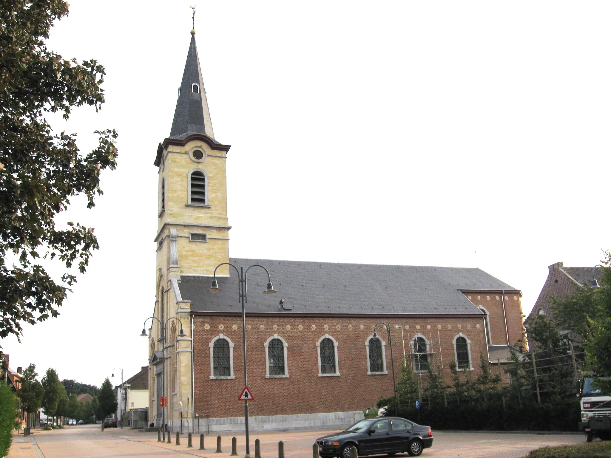 Photo showing: Church of Saint George in Jeuk, Gingelom, Limburg, Belgium