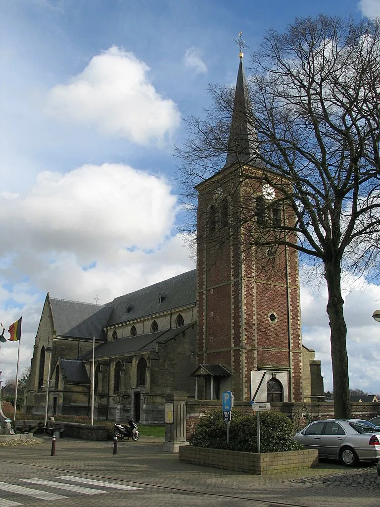 Photo showing: Sint-Lambertuskerk 16e eeuw Neeroeteren