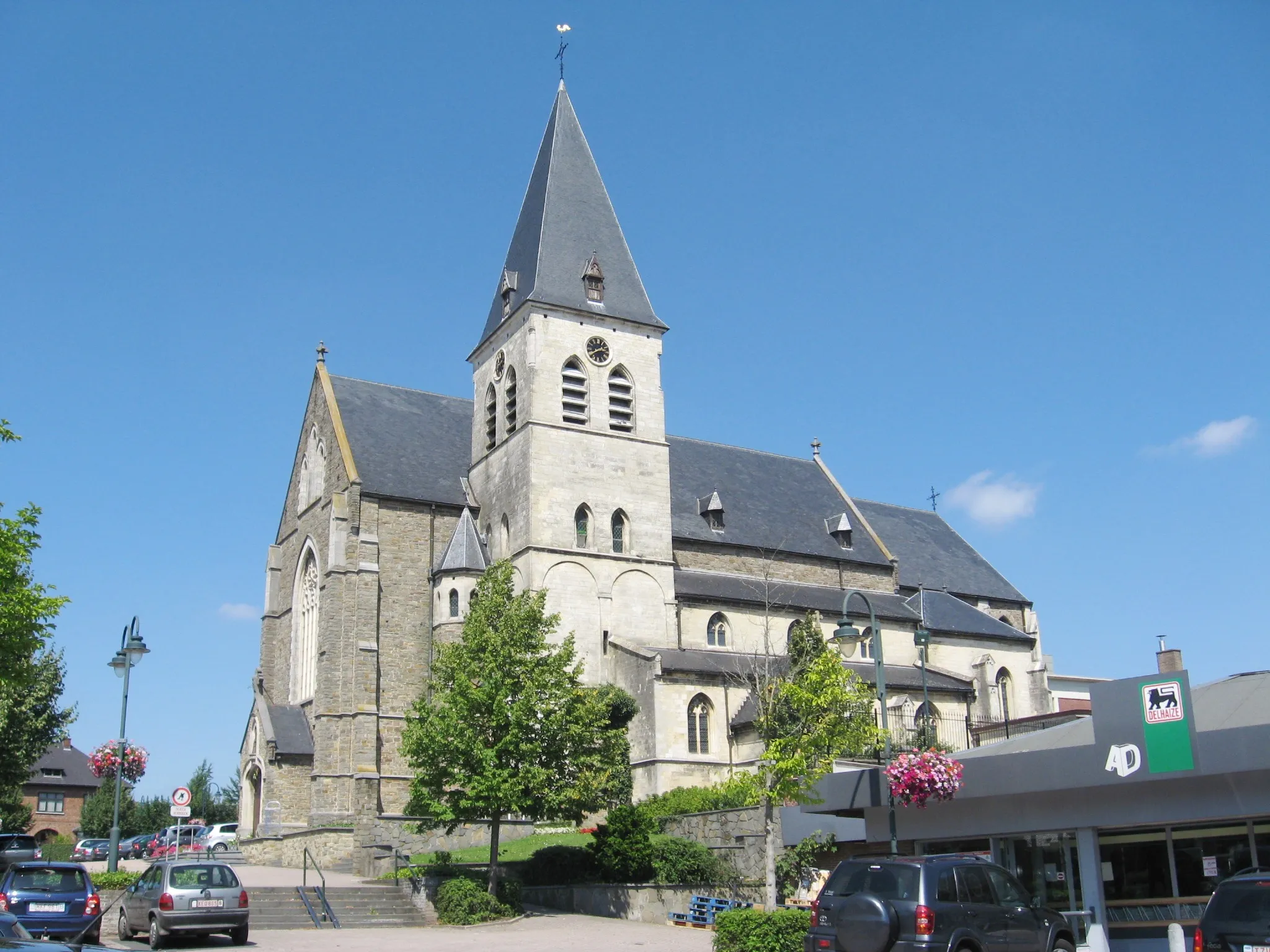 Photo showing: Church of Saint Lambert in Opglabbeek, Limburg, Belgium