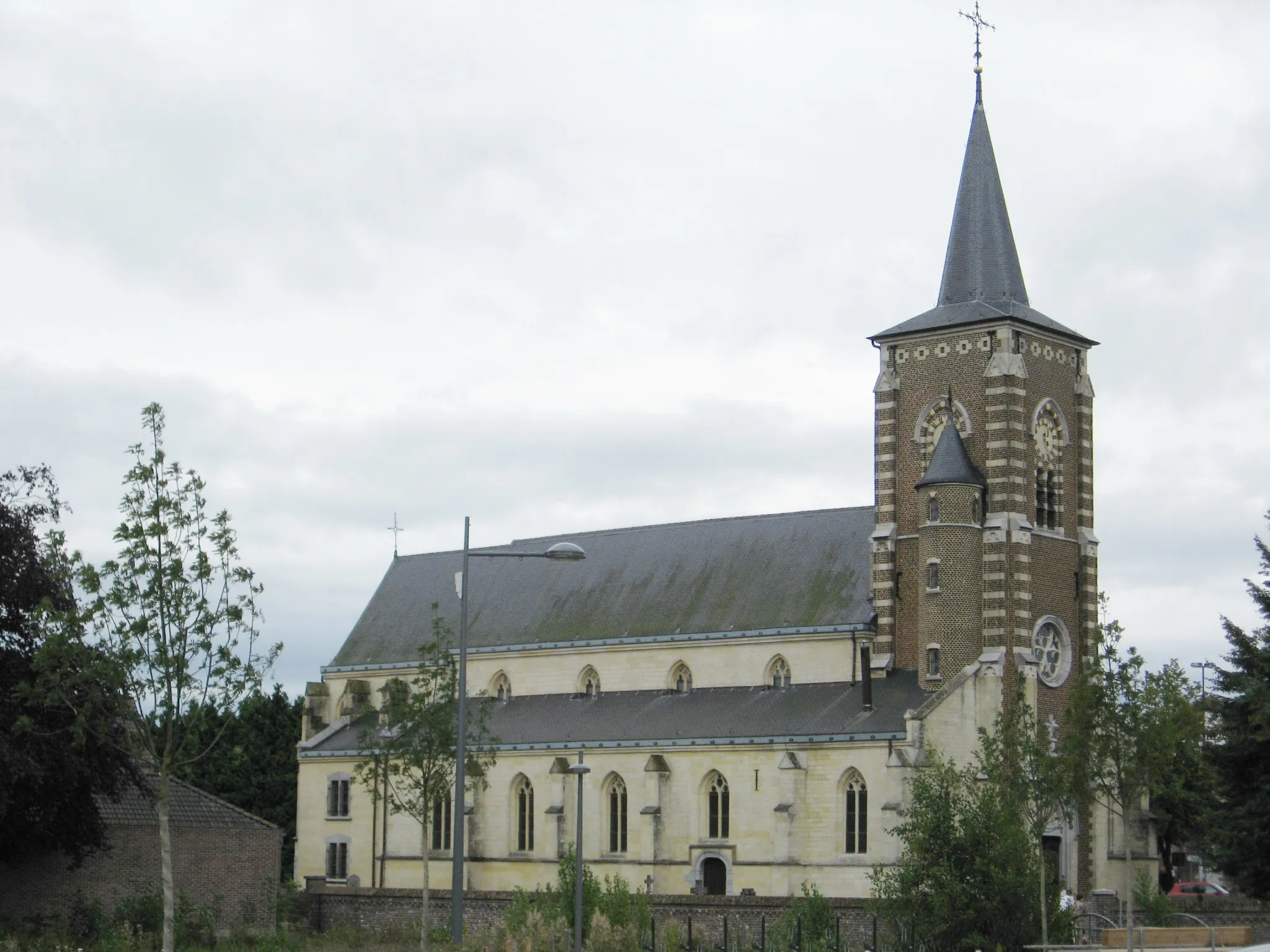 Photo showing: Church of Saint Trudo in Opitter, Bree, Limburg, Belgium