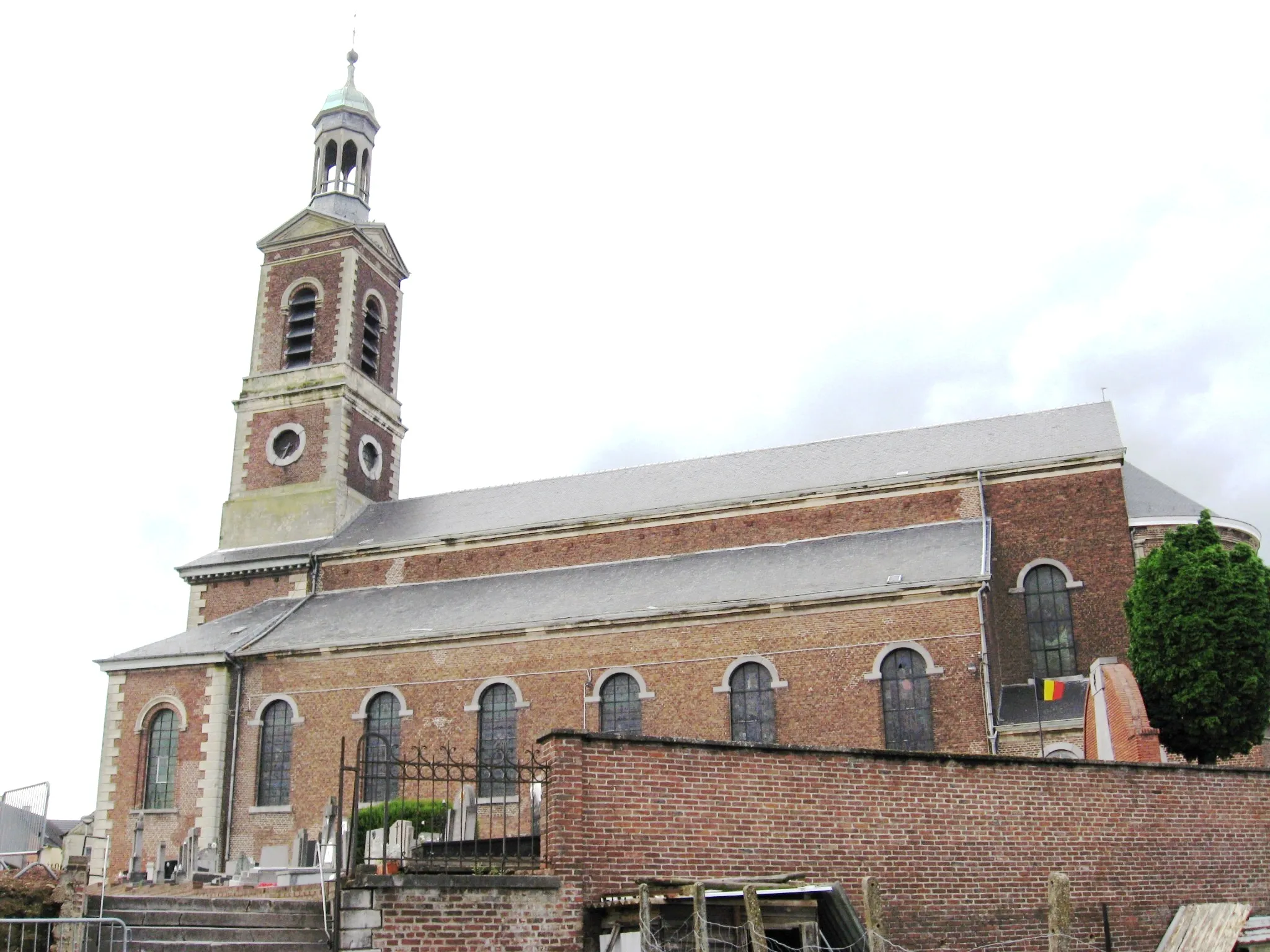 Photo showing: Church of Saint Alban in Vlijtingen, Riemst, Limburg, Belgium