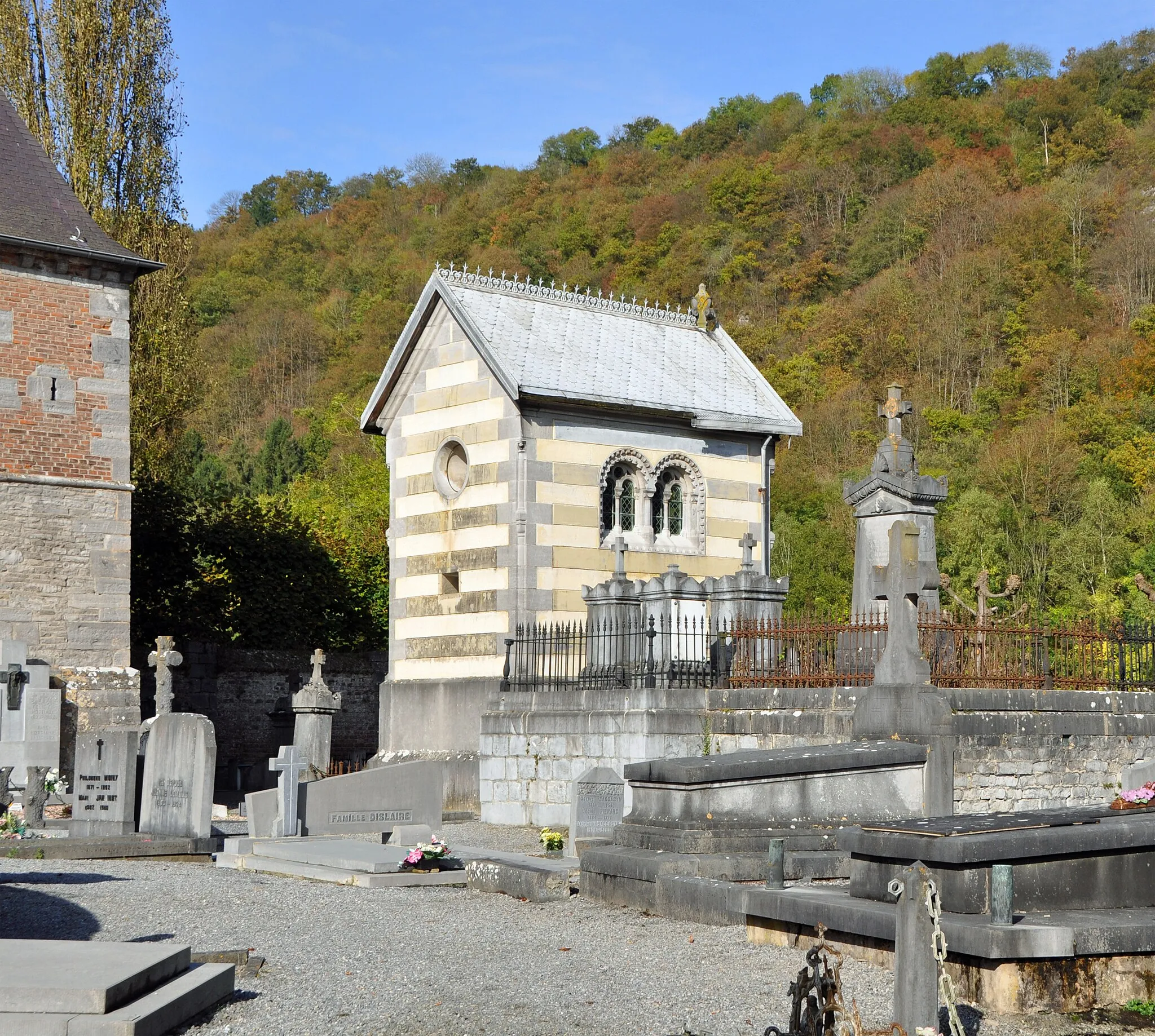Photo showing: Anseremme (Dinant, Belgium): the Prieuré cemetery