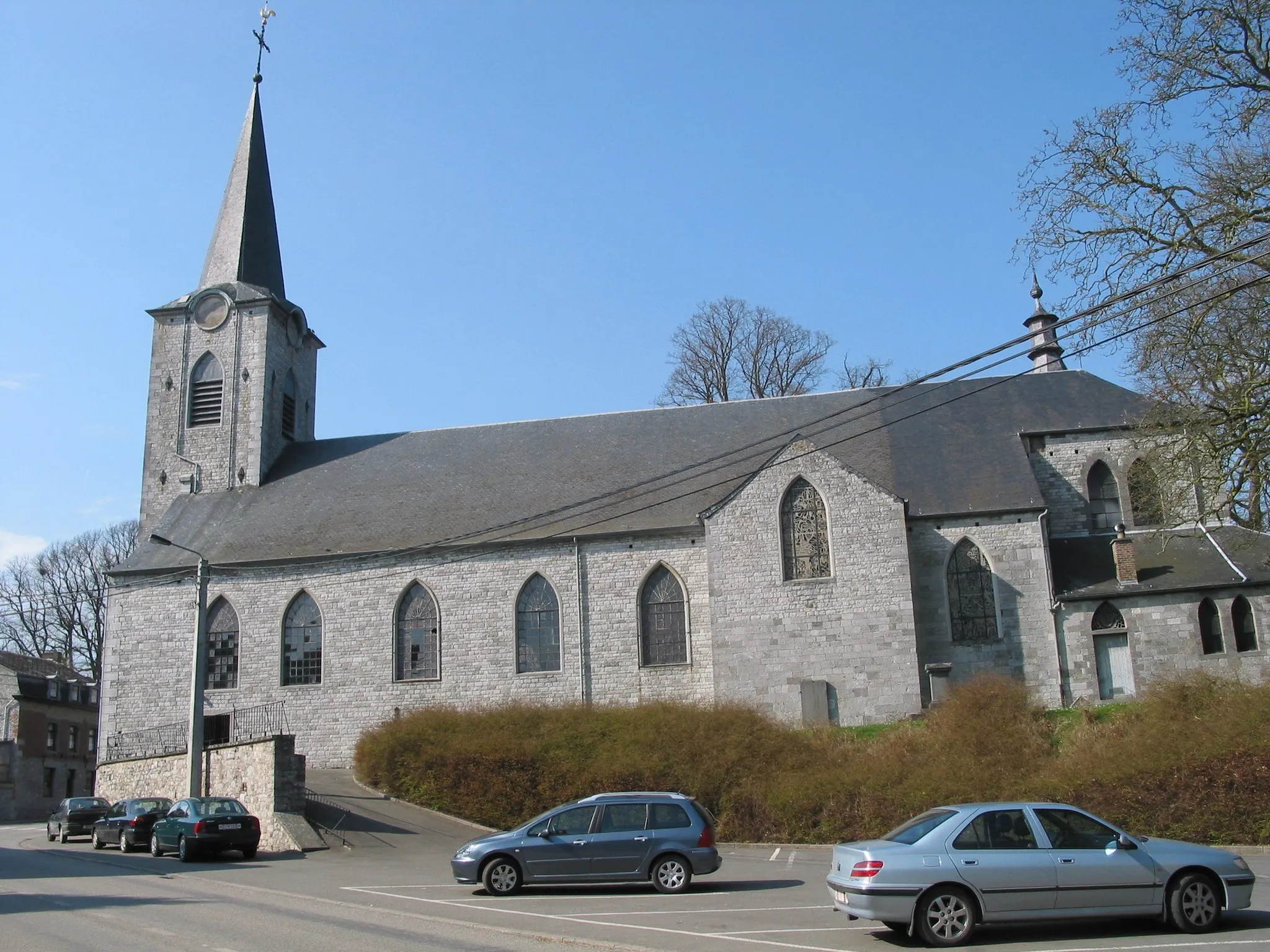 Photo showing: Bioul (Belgium), the St. Bartholomew church.