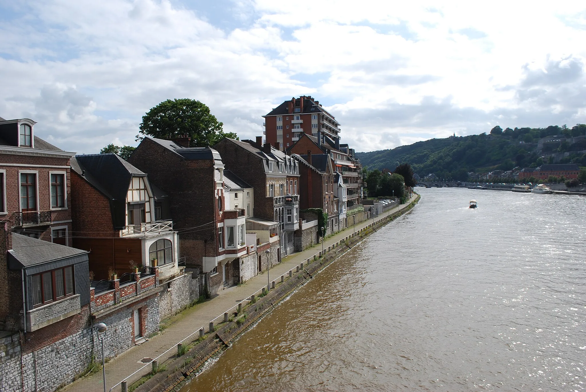 Photo showing: Vue de la rive droite de la Meuse à Namur.
