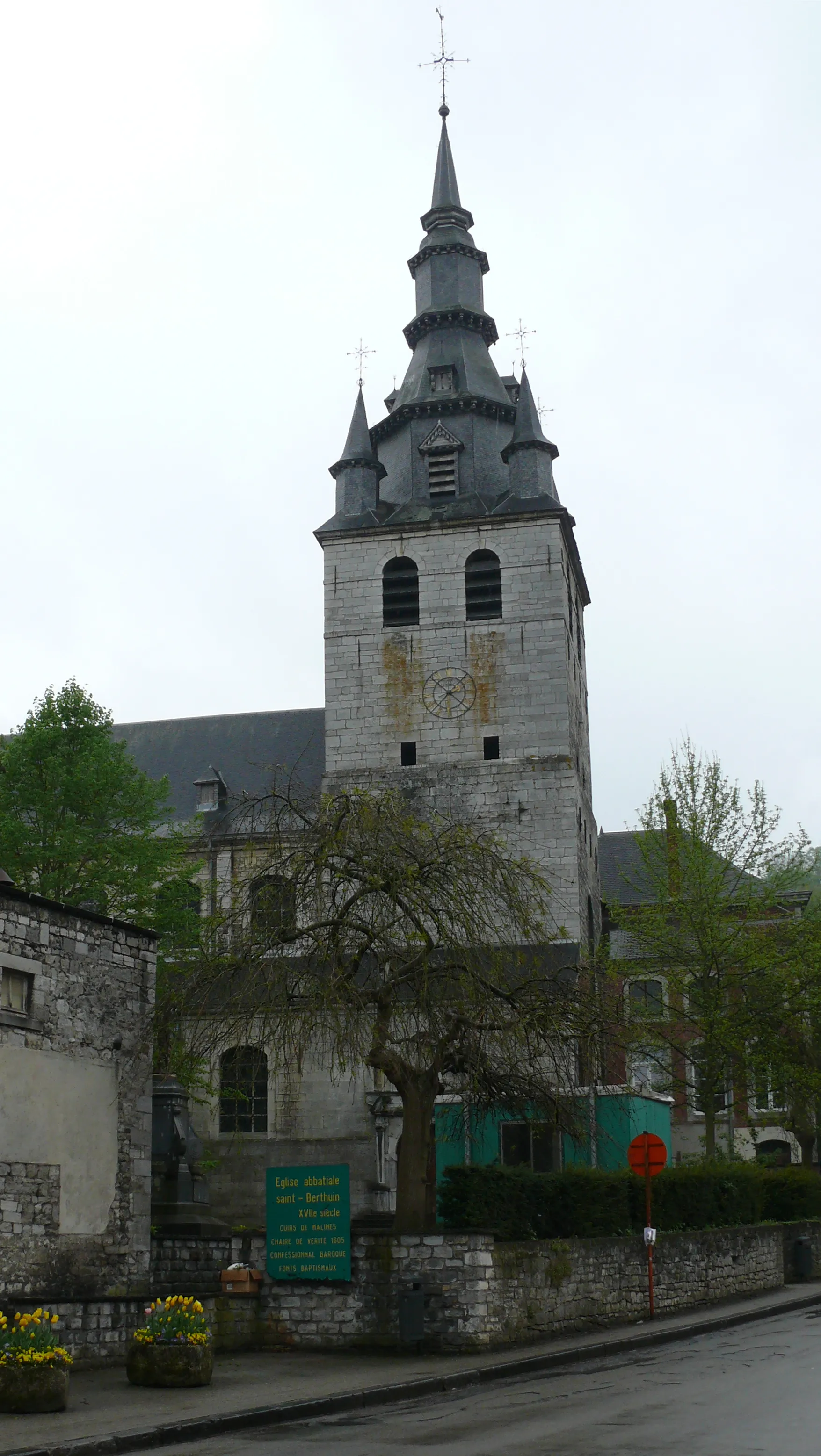 Photo showing: St-Berthuin's church in Malonne (Namur).