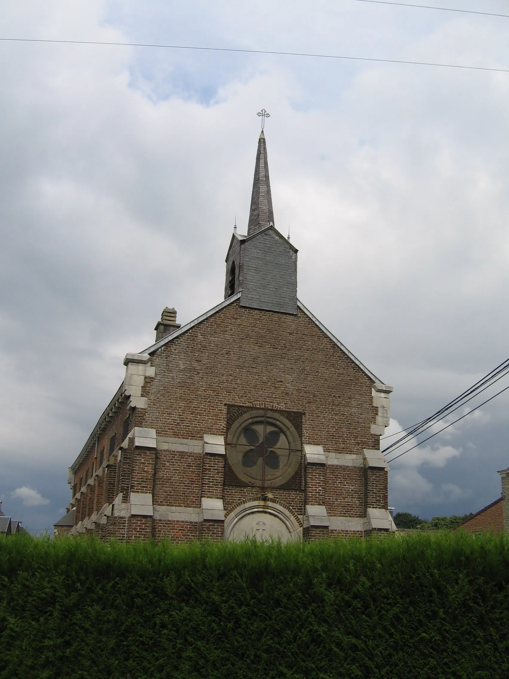 Photo showing: La chapelle Notre-Dame de Lourdes, à Gros Buisson (Malonne), près de Namur (Belgique)