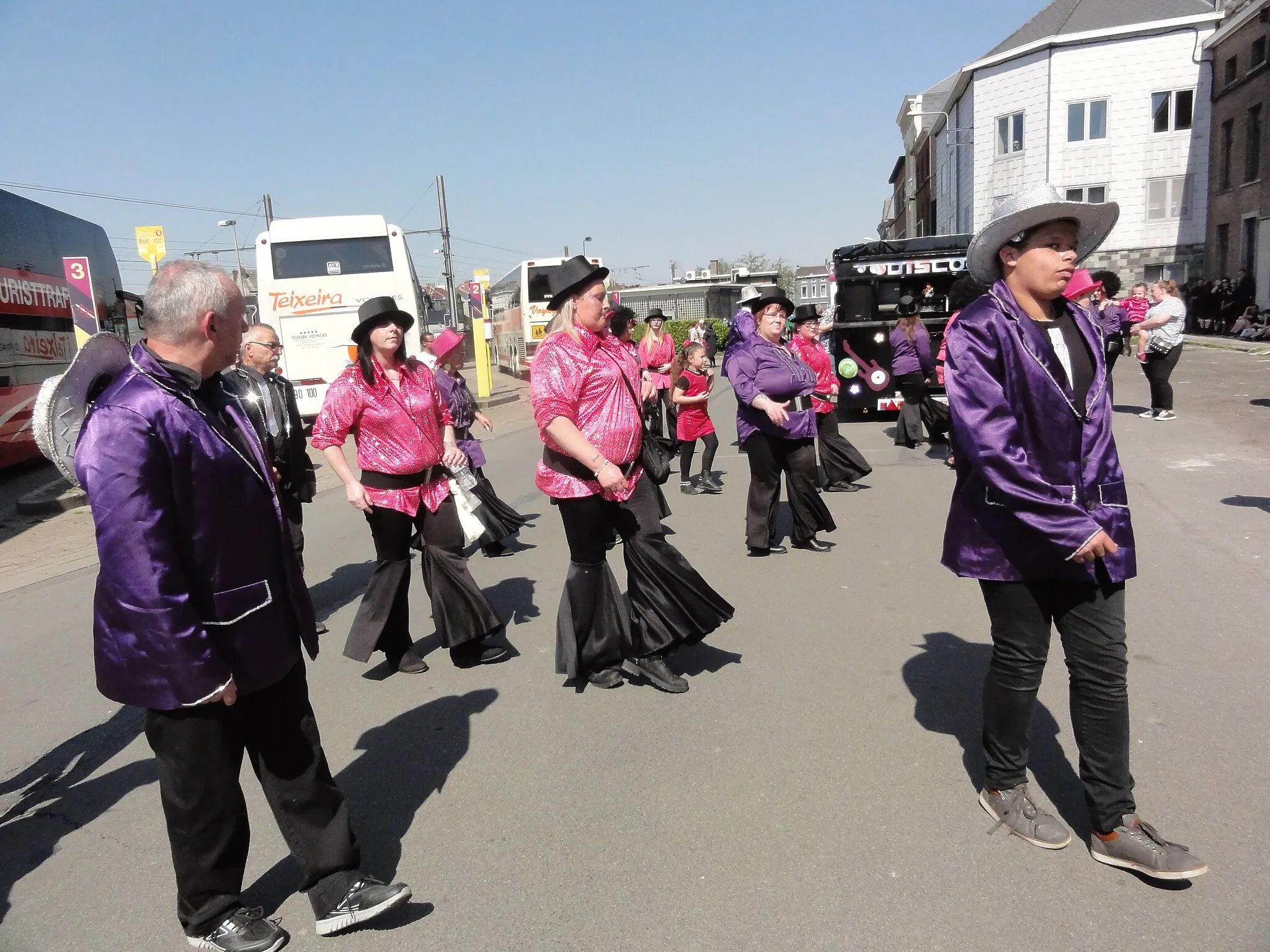 Photo showing: 139ème Cavalcade de Fleurus 2019, Groupe DISCO de Moignelée