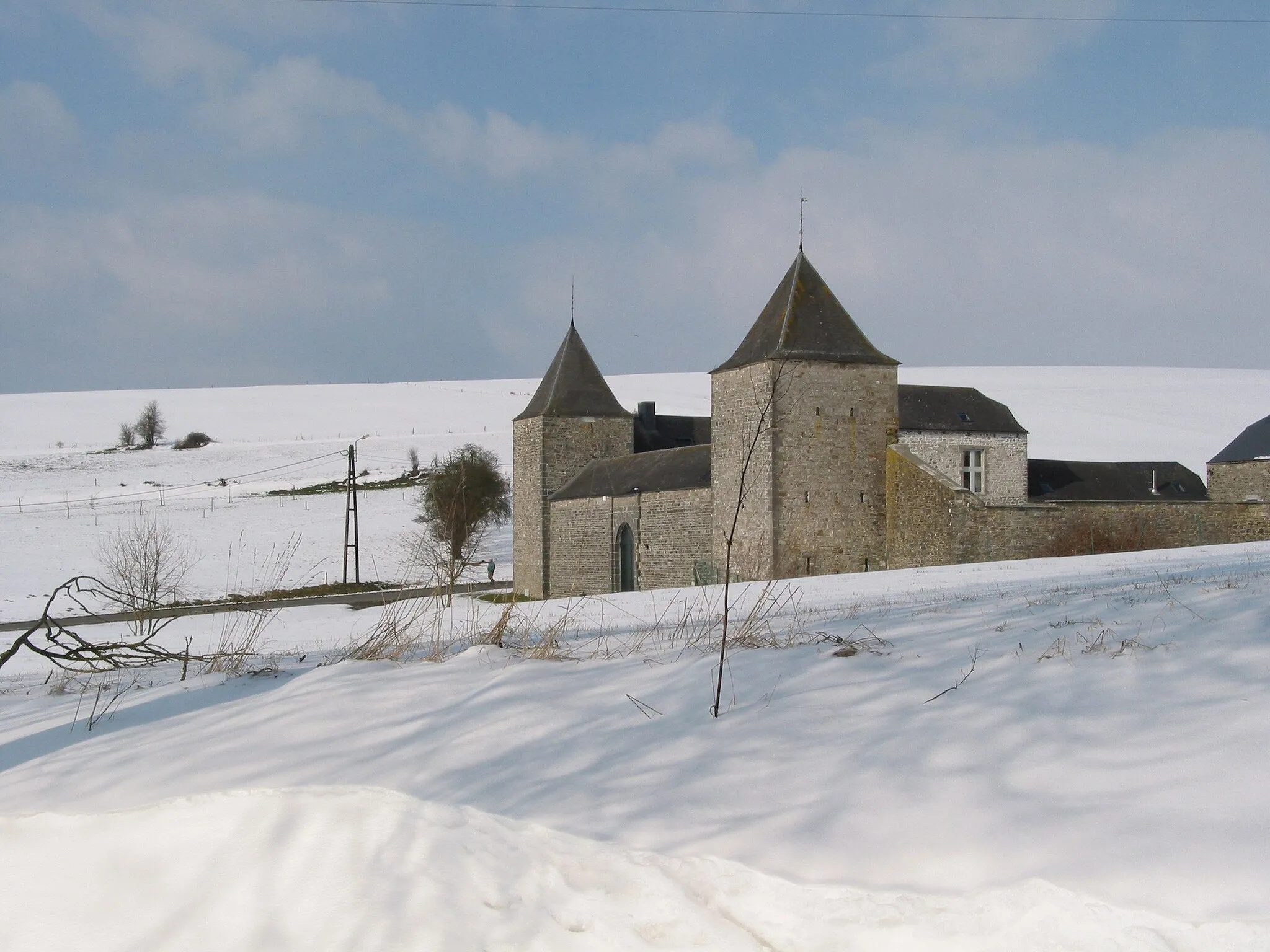 Photo showing: Natoye (Belgique), the castle farm (XVIIIe siècle).