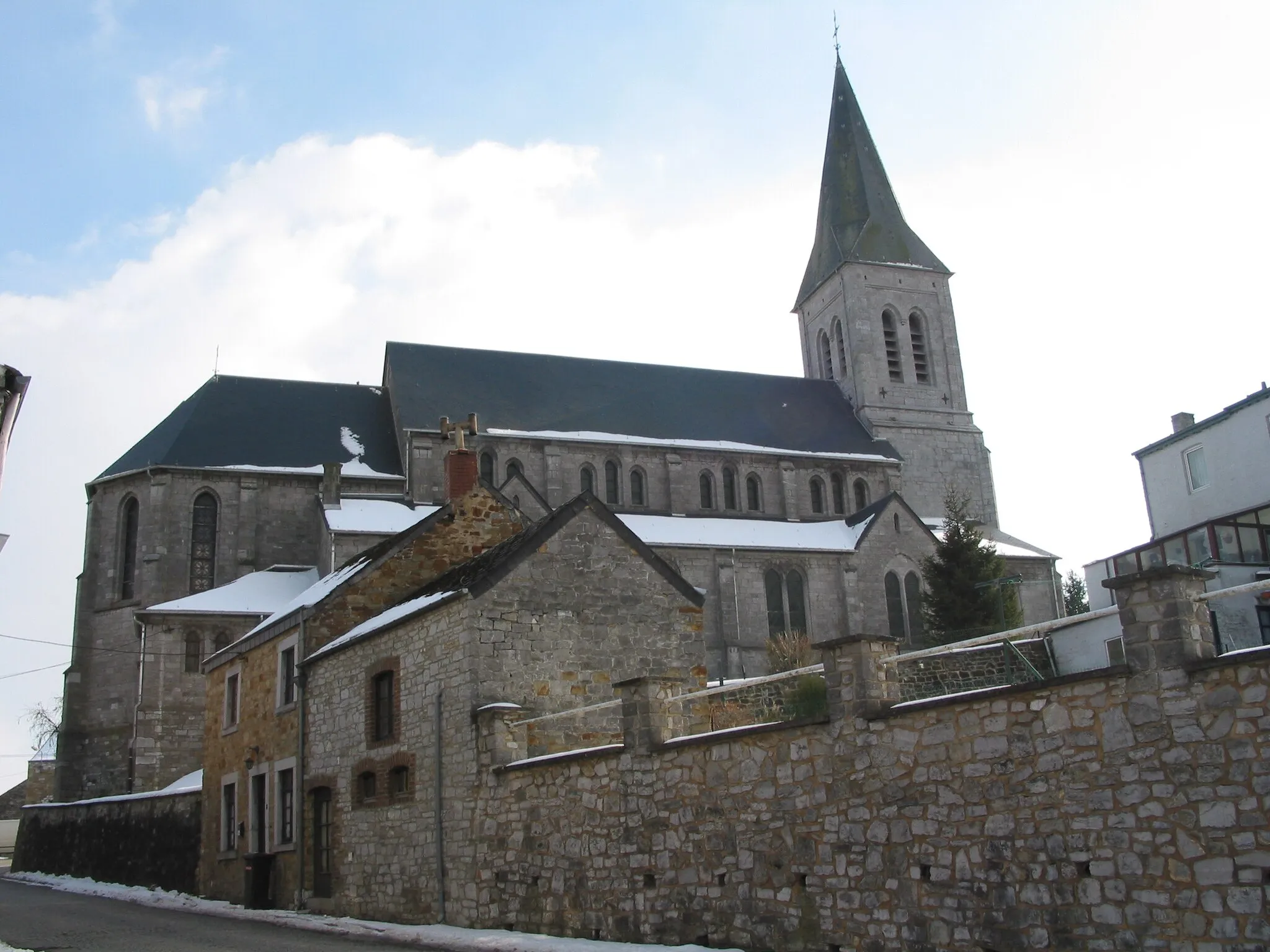 Photo showing: Natoye (Belgium), the Our Lady of the Assumption church (1902-1903).