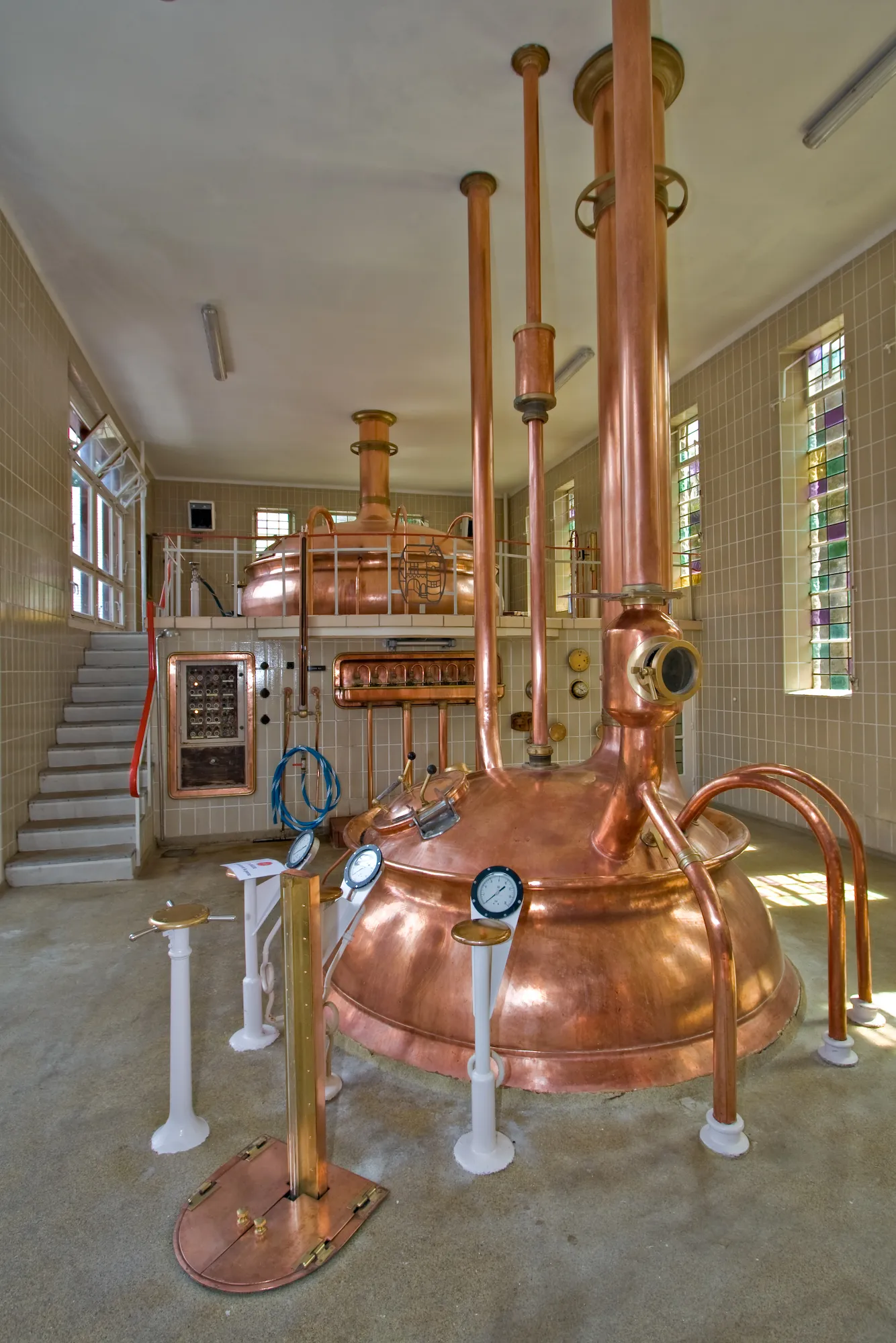 Photo showing: Rochefort Trappist Brewery in Abbey of Our Lady of Saint-Remy, Wallonia, Belgium. Brewing is the main source of income for the monastery since the 16th century. The brewery was renovated in 1952 and produces high fermentation beer. The Cistercian Order of the Strict Observance is known for their seclusion and the brewery is not accessible to the public.