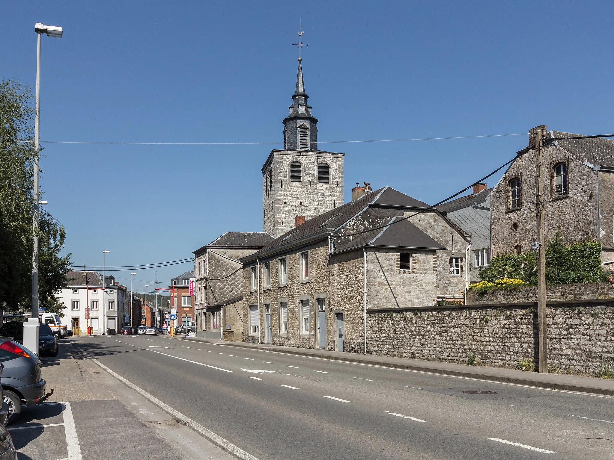 Photo showing: Sclayn, church: l'église Saint-Maurice