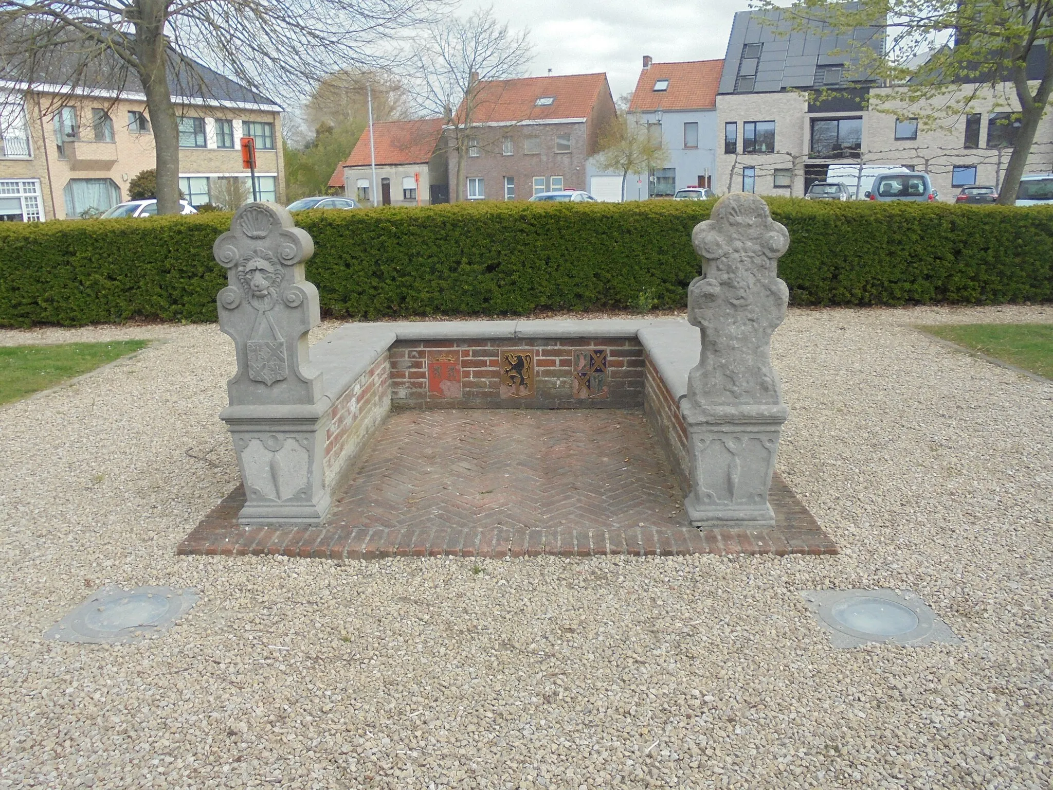 Photo showing: Vierschaar - Carlos Dierickxplein - Asper - Gavere - Oost-Vlaanderen - België.