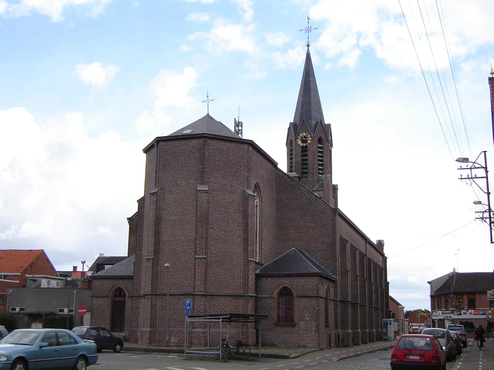 Photo showing: Church of the Assumption of Mary in De Klinge. De Klinge, Sint-Gillis-Waas, East Flanders, Belgium