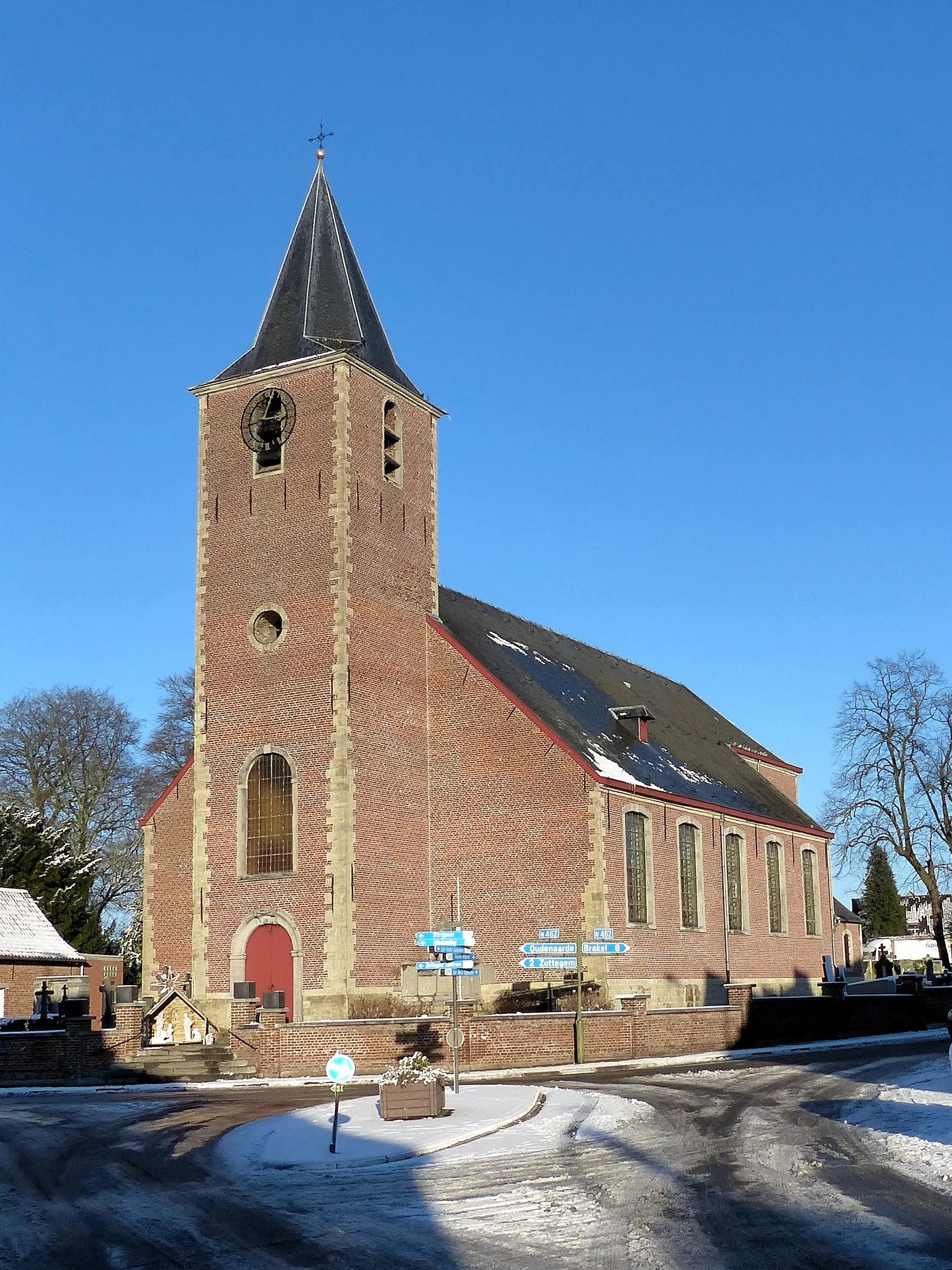 Photo showing: Erwetegem kerk