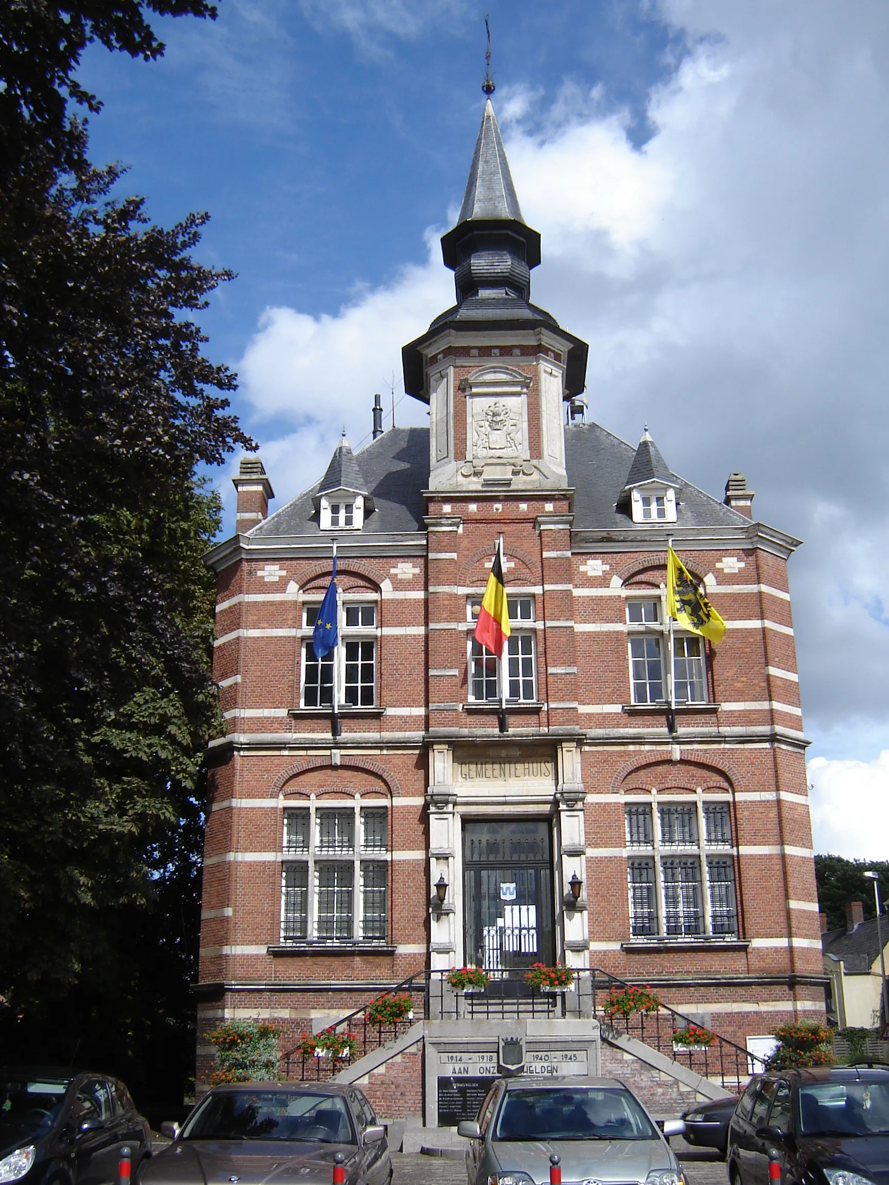 Photo showing: Former town hall of Kallo. Kallo, Beveren, East Flanders, Belgium