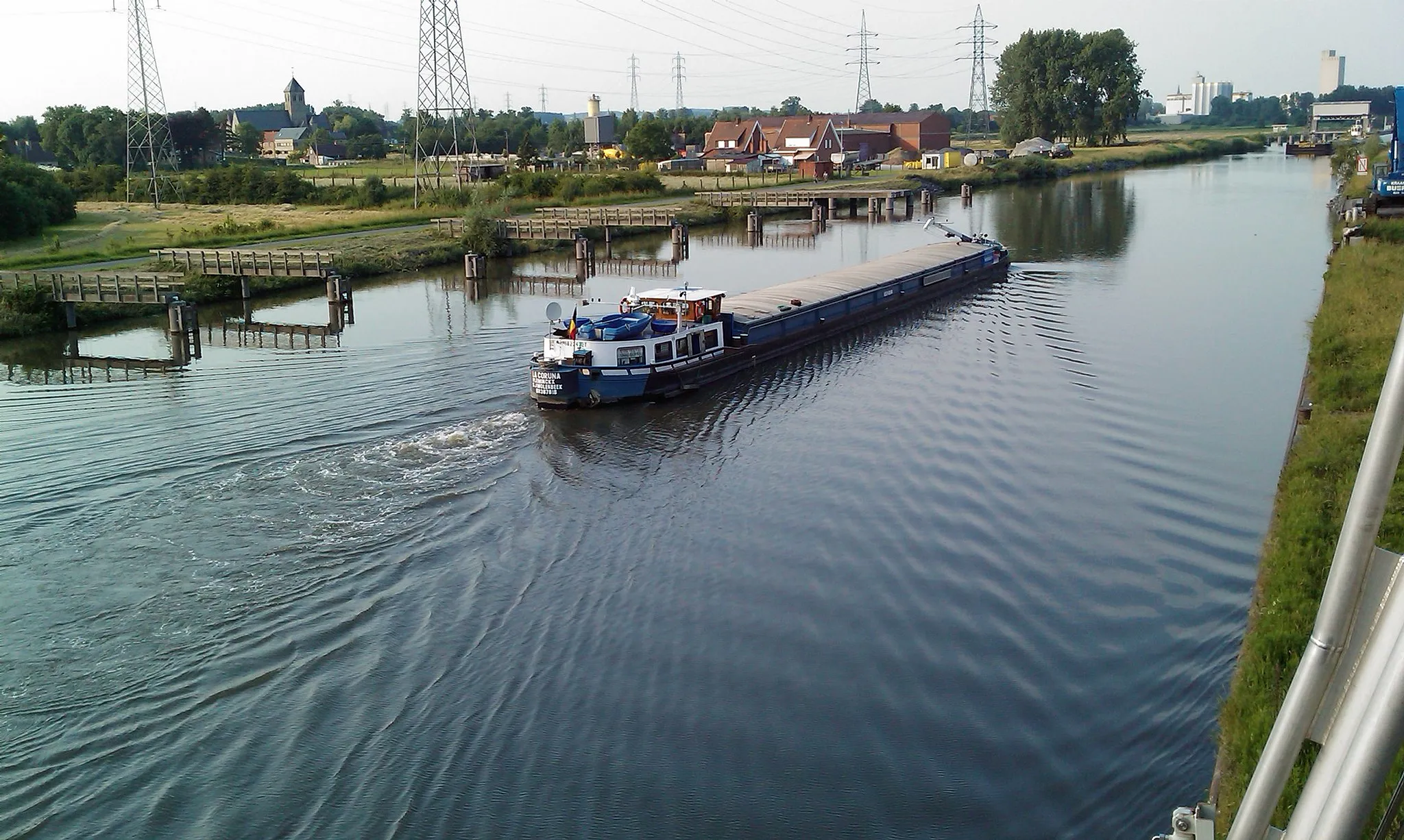 Photo showing: De Schelde te Ruien (L'Escaut à Ruien)