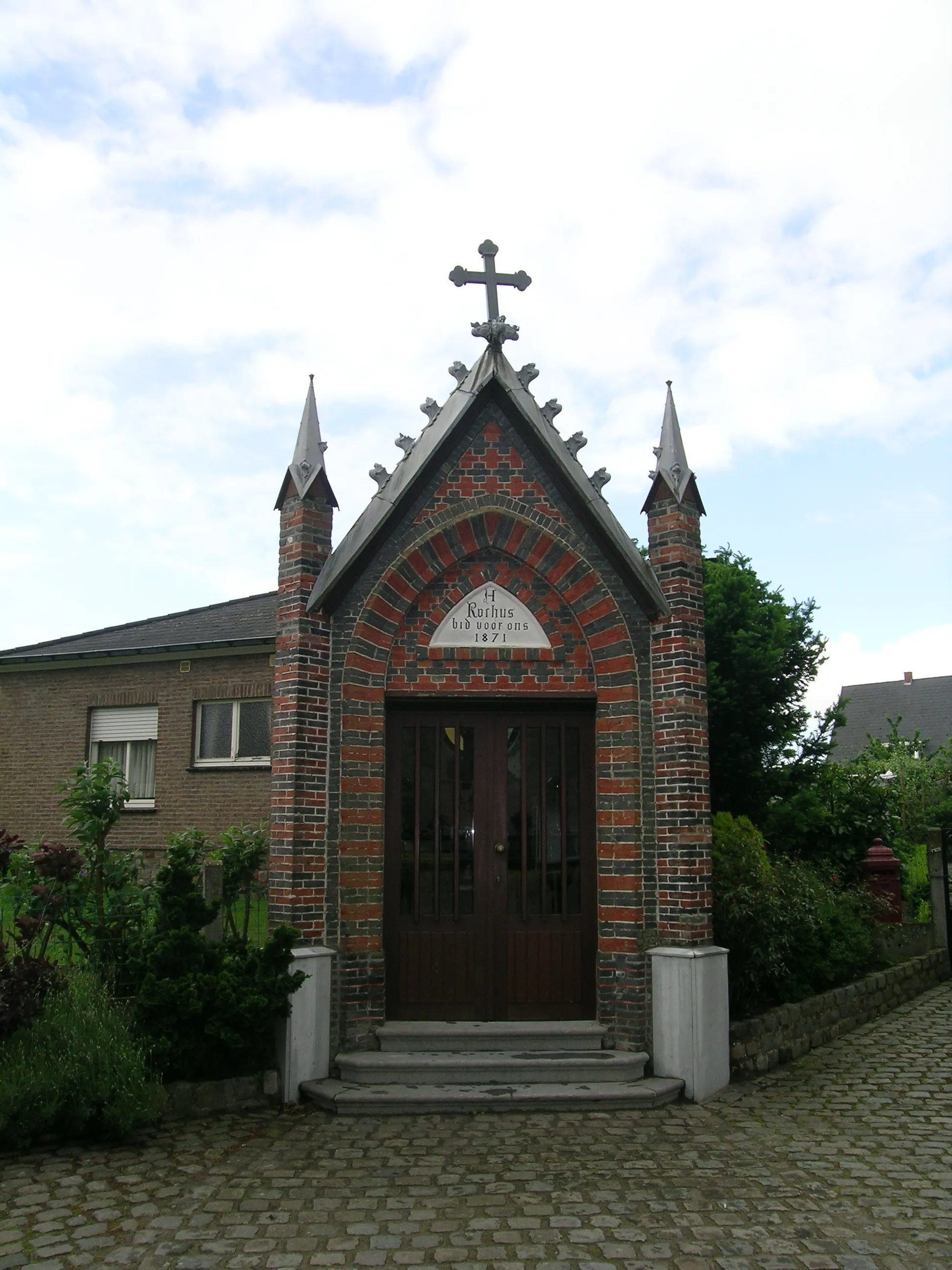 Photo showing: De Rochuskapel in de Moleneindestraat te Uitbergen