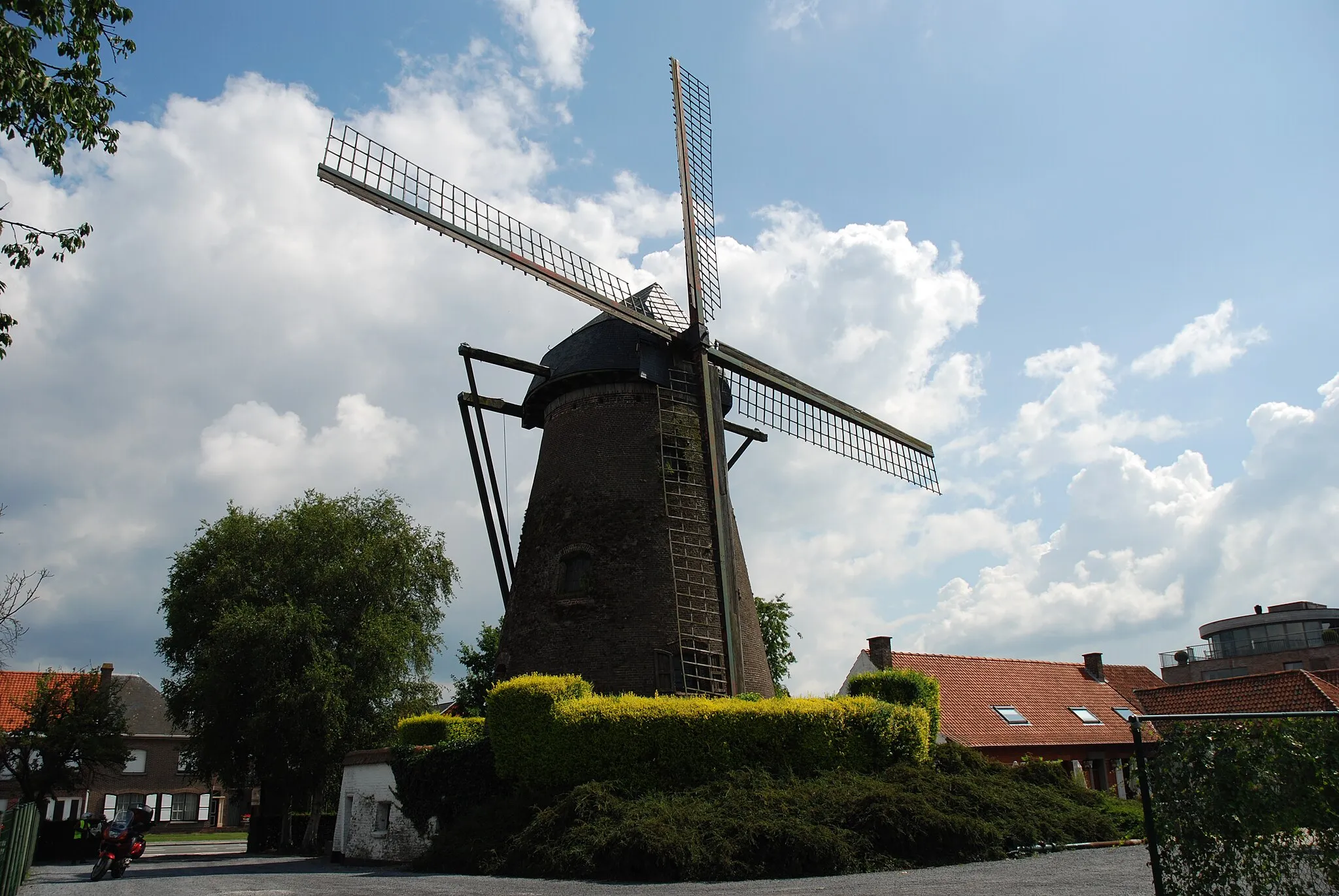 Photo showing: De Windmolen te Zwijnaarde, België