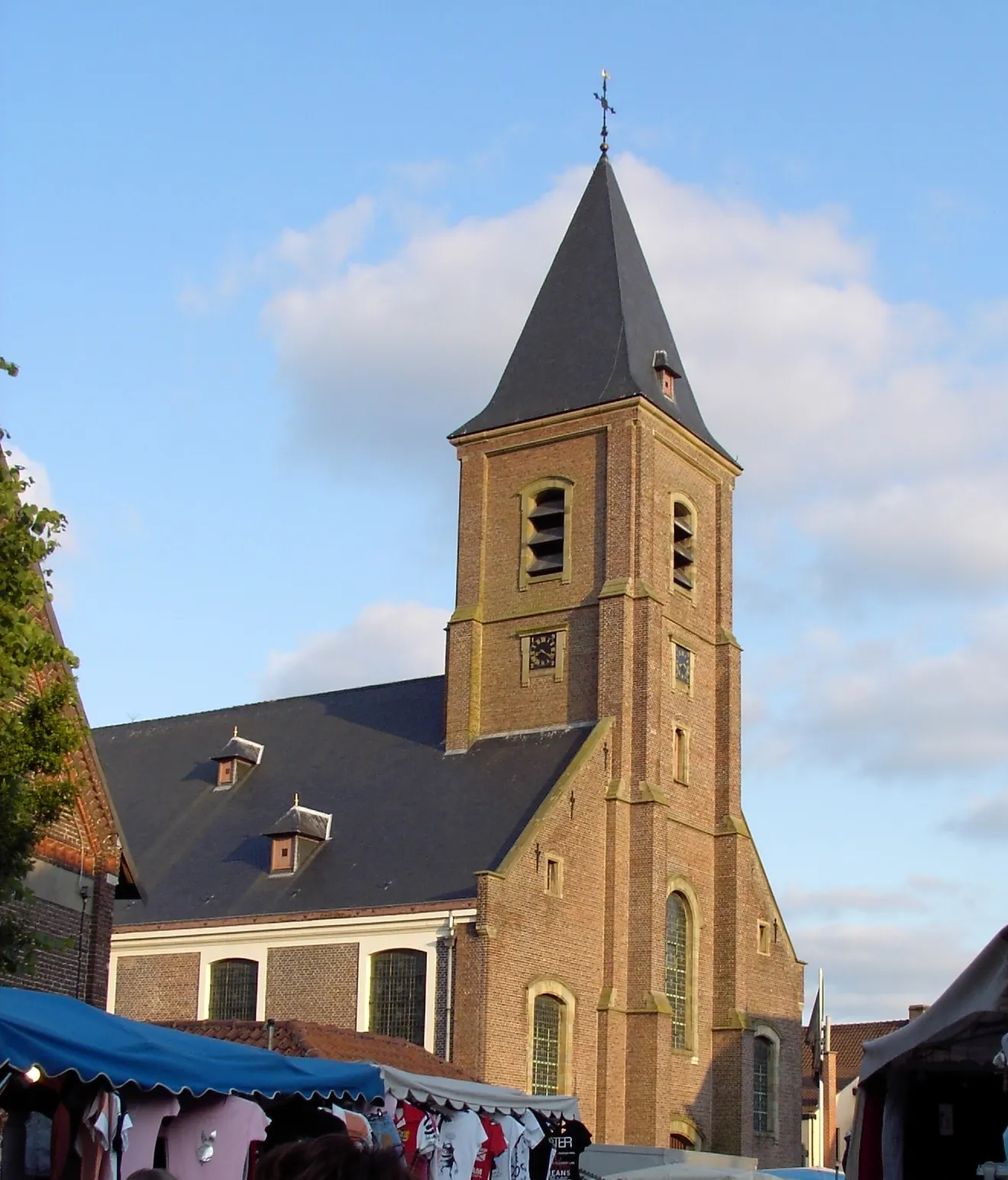 Photo showing: Sint-Niklaaskerk te Zwijnaarde (België), zelf getrokken foto.