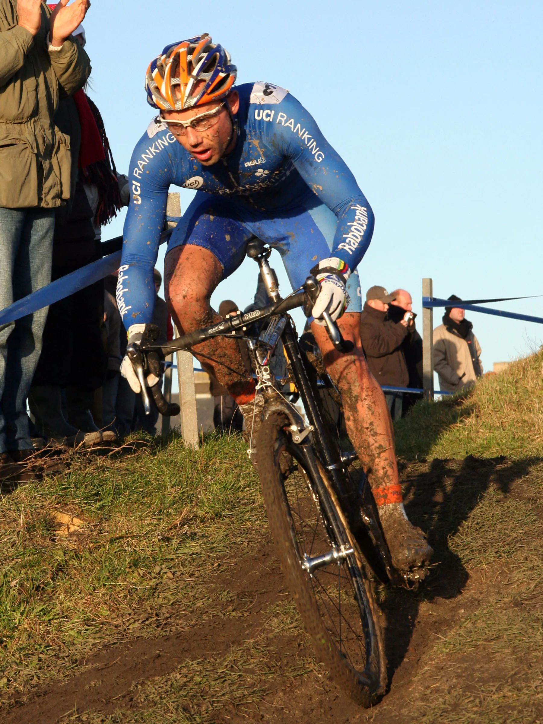 Photo showing: Sven Nys tijdens de Noordzeecross 2007 in Middelkerke