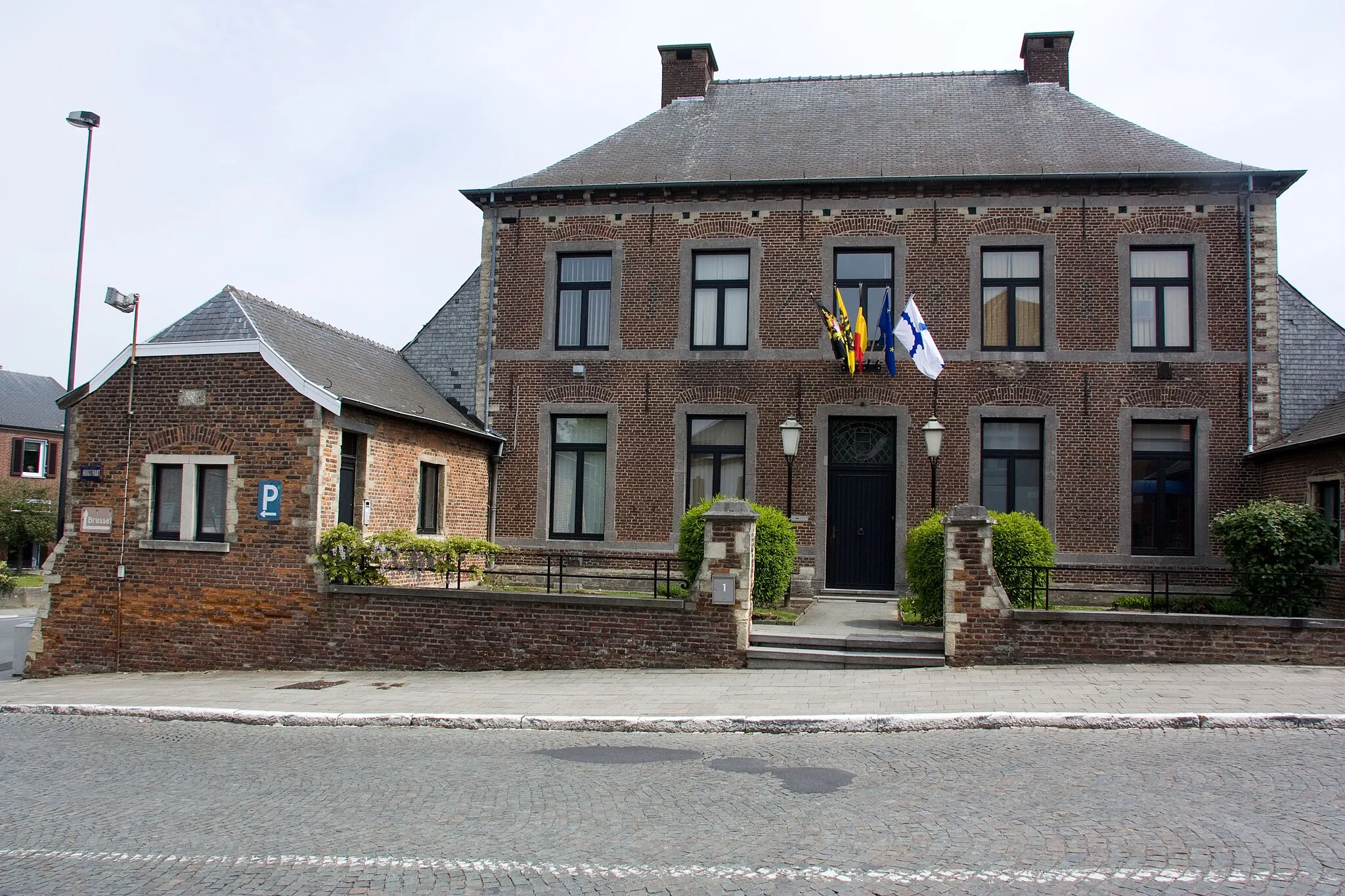 Photo showing: Hotel de ville de Beersel, Brabant flamand, Flandres, Belgique