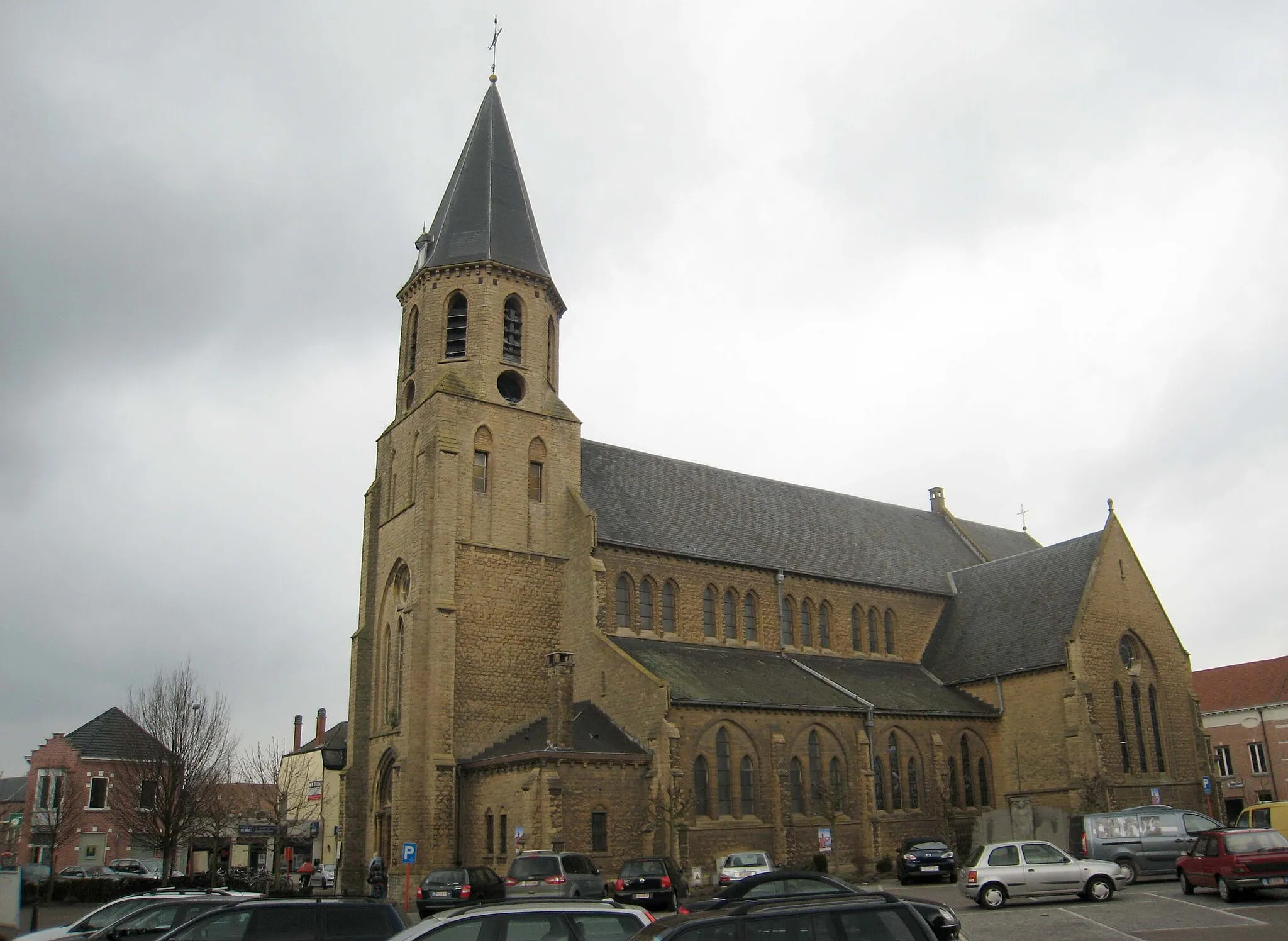 Photo showing: Church in the centre of Boortmeerbeek