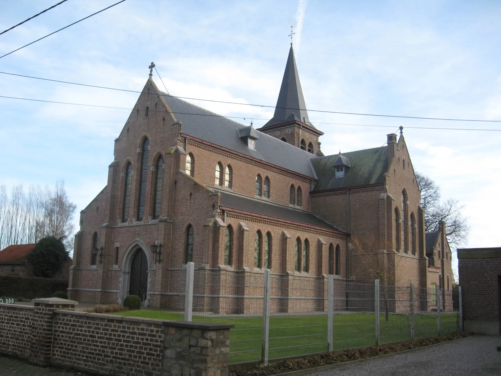 Photo showing: Church of Our Lady of the Sacred Heart in Drieslinter, Linter, Flemish Brabant, Belgium