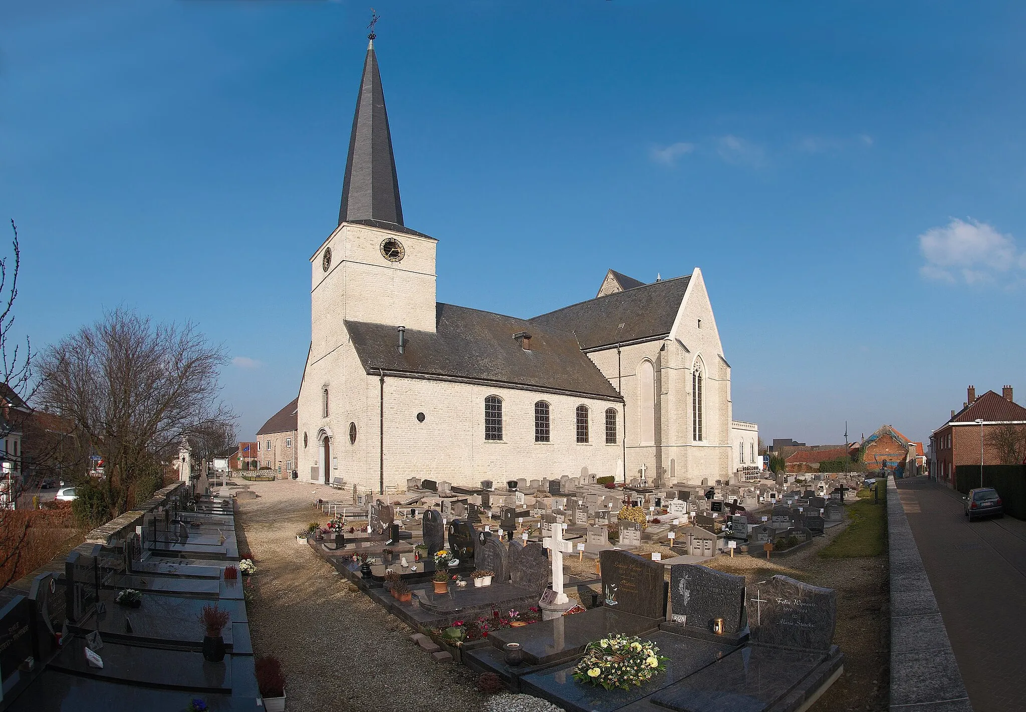 Photo showing: Sint Katharinakerk, Duisburg (Tervuren), Belgium, looking direction NE.

Camera location 50° 48′ 55.9″ N, 4° 33′ 08.1″ E View this and other nearby images on: OpenStreetMap 50.815528;    4.552250