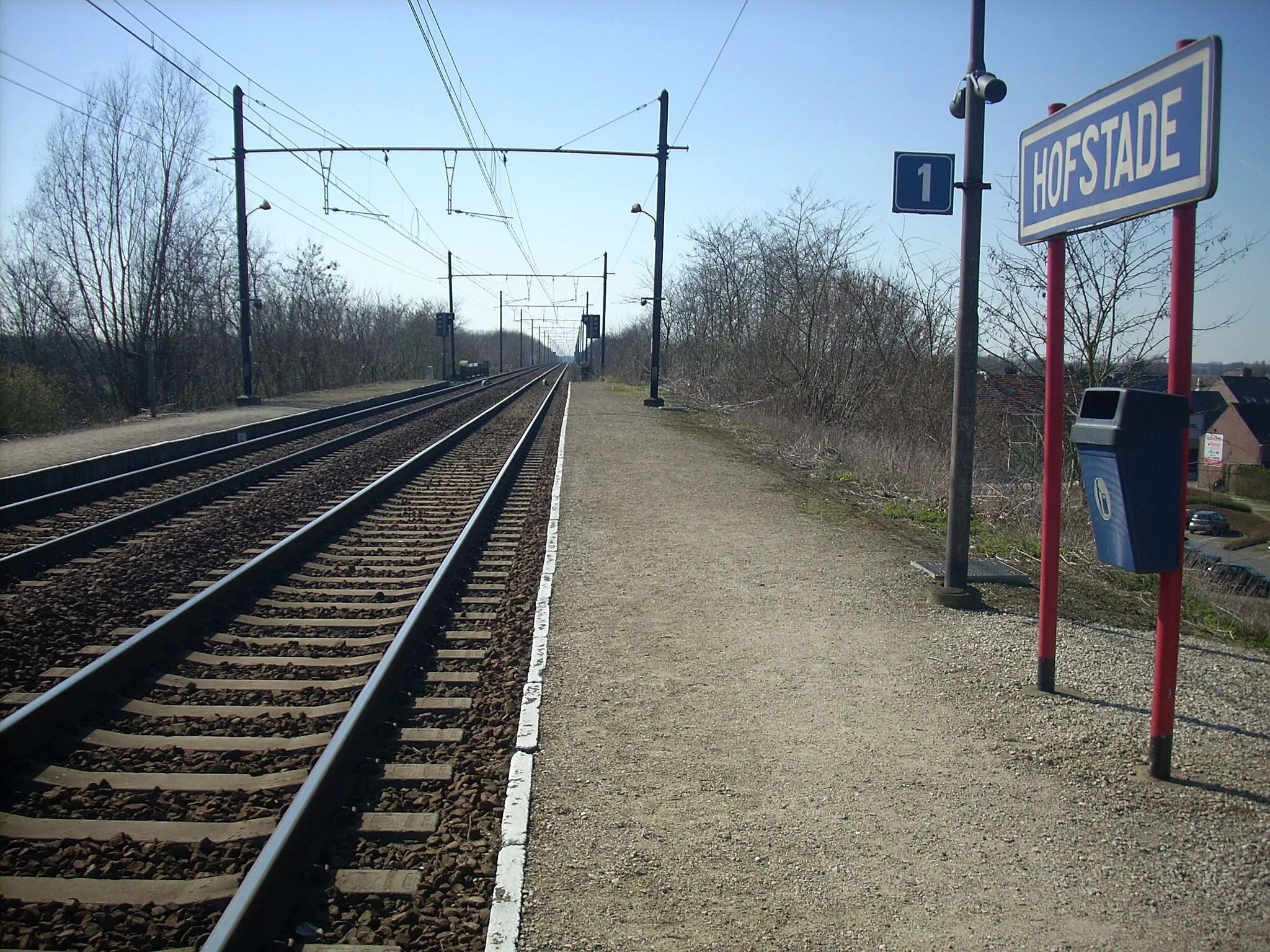 Photo showing: Treinstation van Hofstade