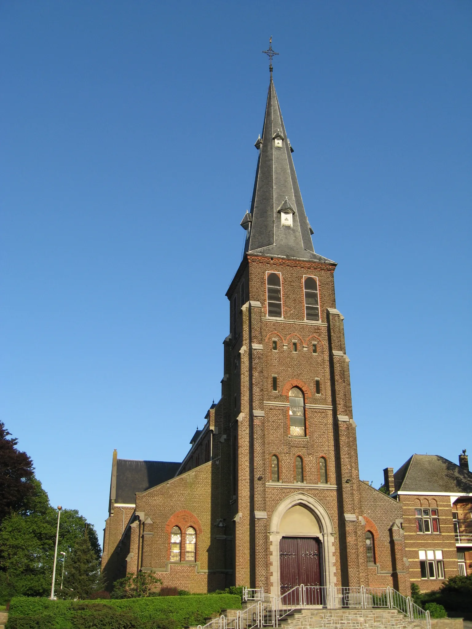 Photo showing: Church of Saint Norbert in Landen, Flemish Brabant, Belgium