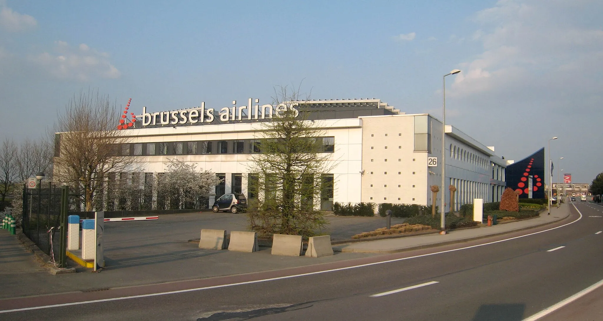 Photo showing: b.house (Brussels Airport Building 26), the Brussels Airlines head office