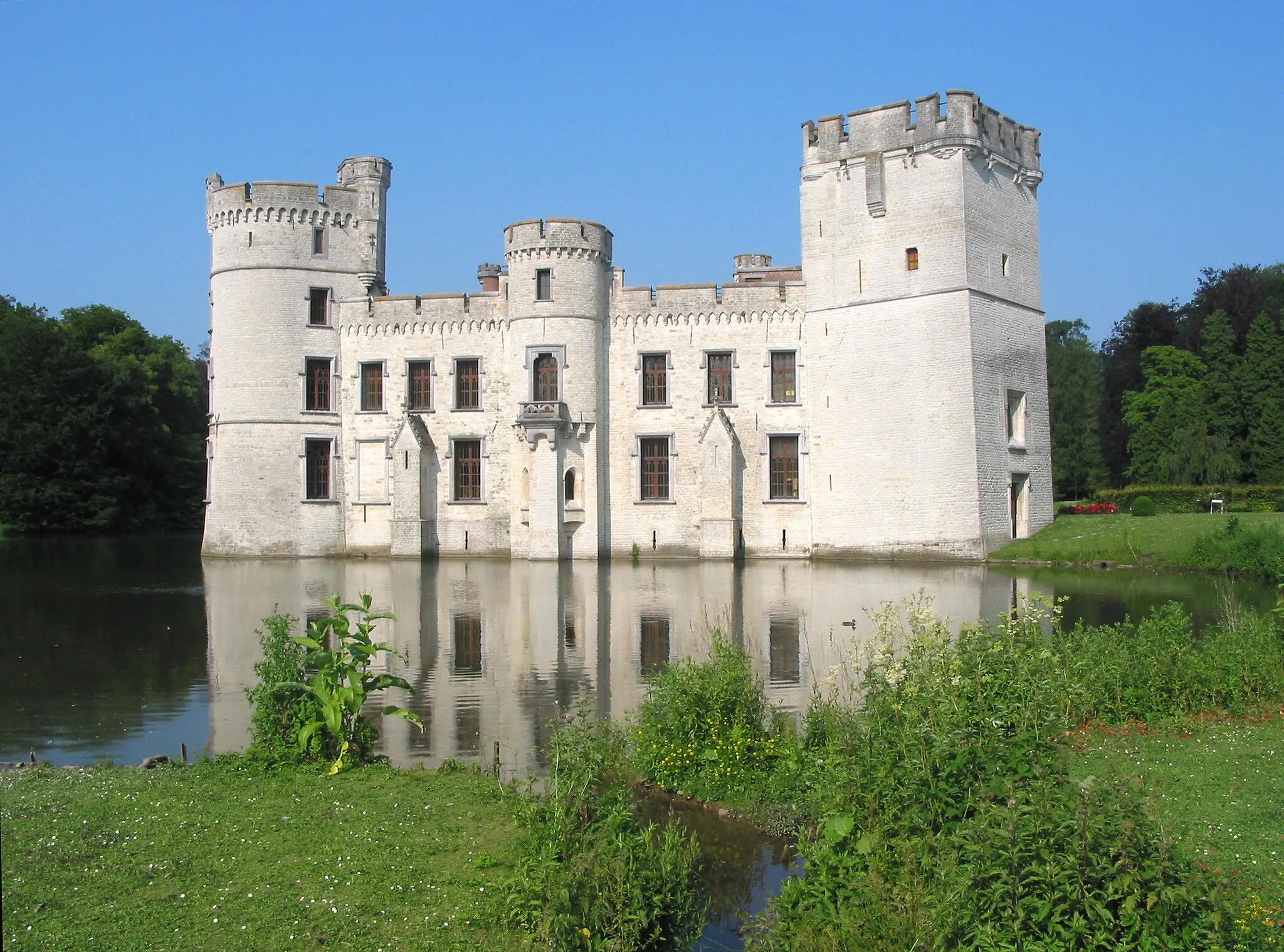 Photo showing: Meise (Belgium), the Bouchout castle (XII-XIXth century).