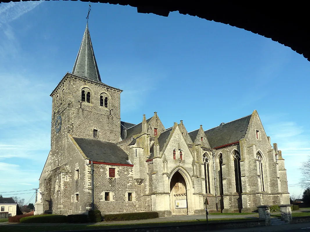 Photo showing: Saint Genoveva church Oplinter