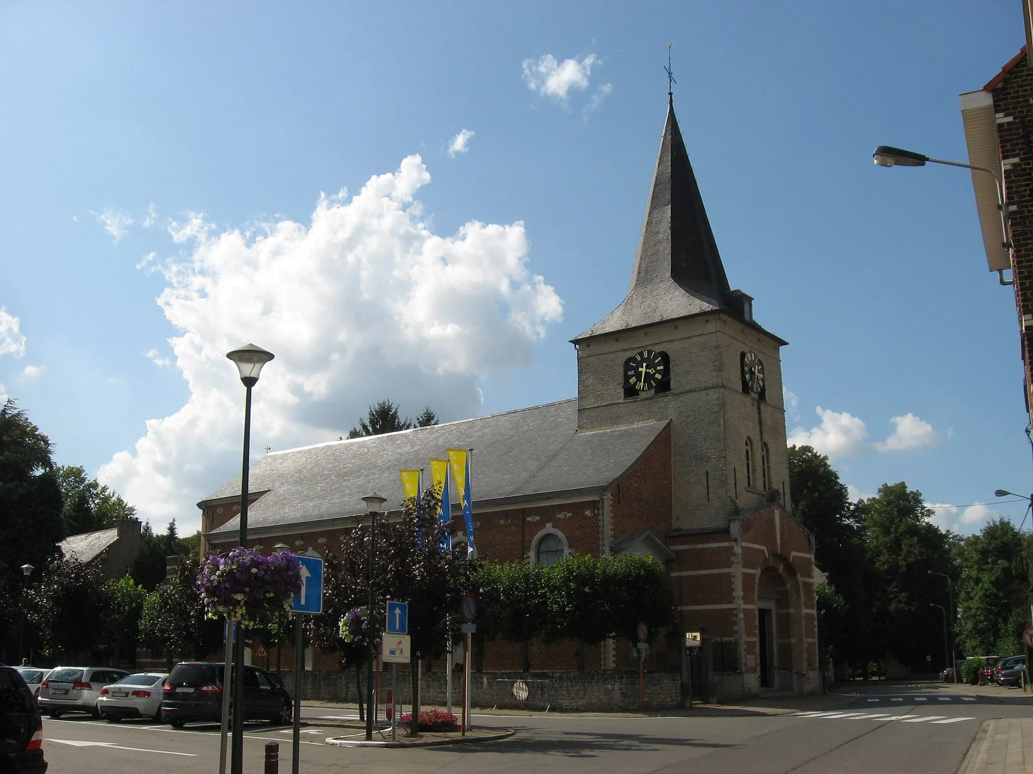 Photo showing: De parochiekerk Sint-Pancratius te Sterrebeek