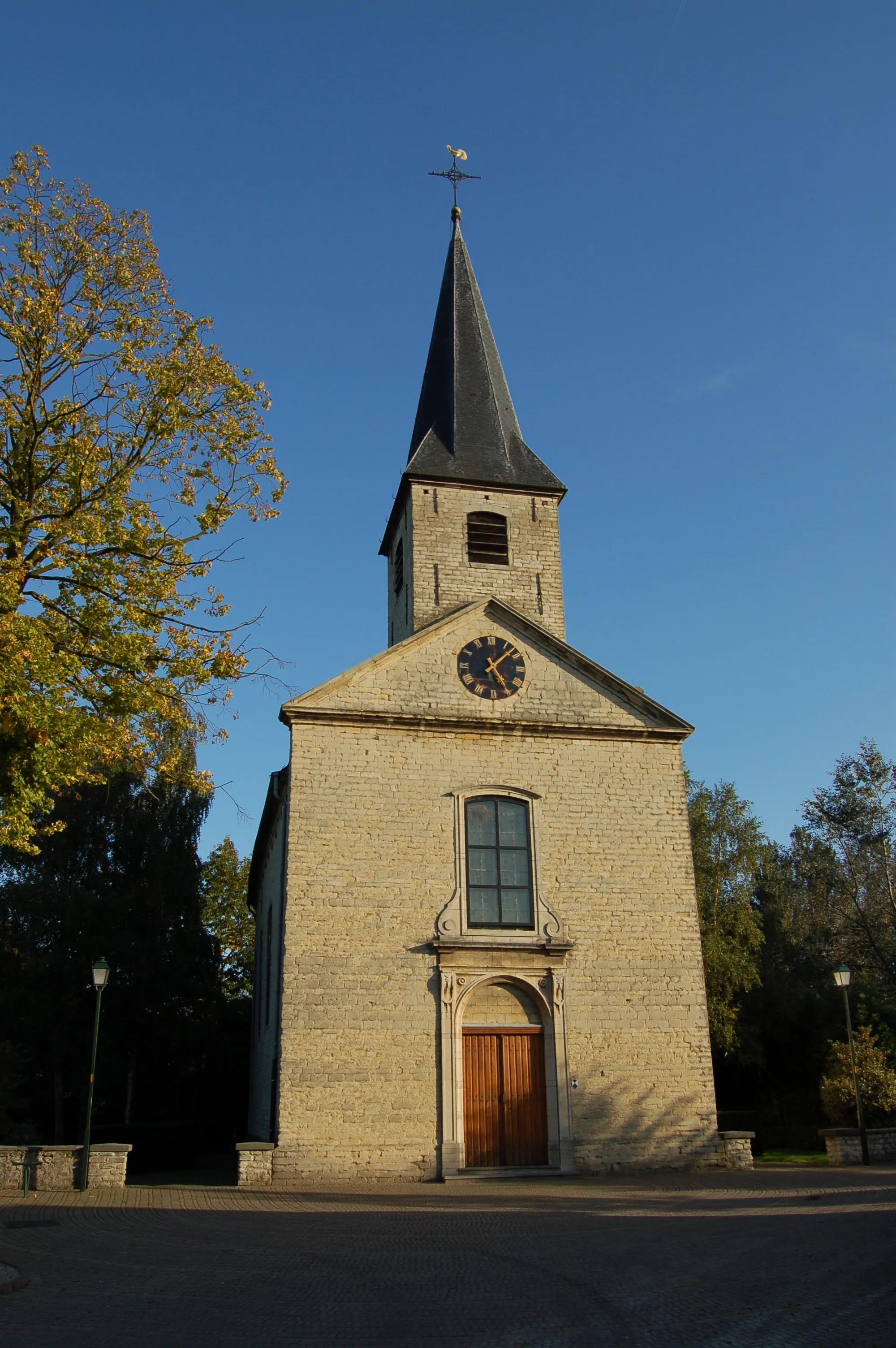 Photo showing: Sint-Antonius kerk, Vlaams Brabant, Vilvoorde (Houtem)