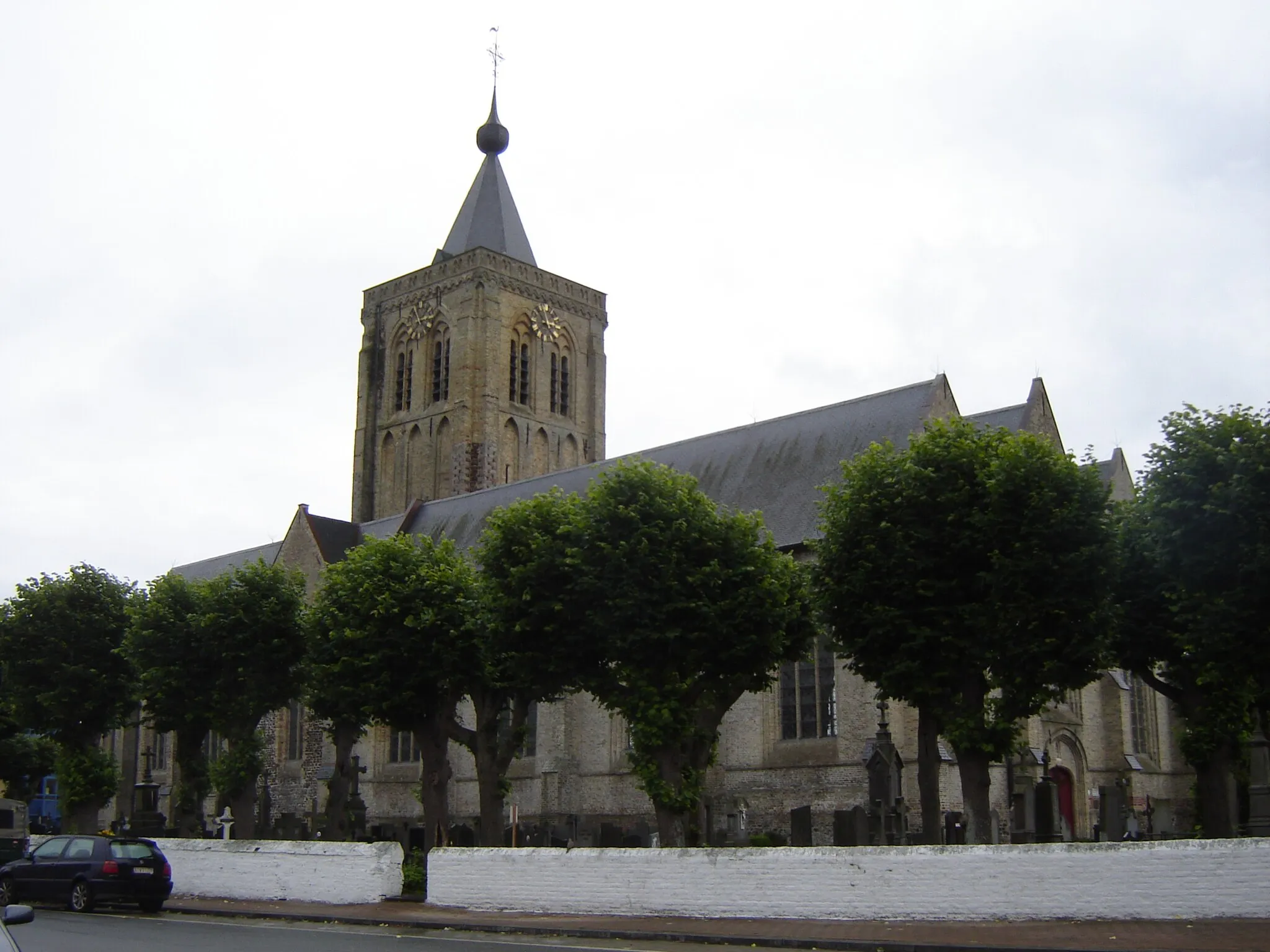 Photo showing: Sint Audomaruskerk in Alveringem. Church of Saint Audomare in Alveringem, West-Flanders, Belgium
