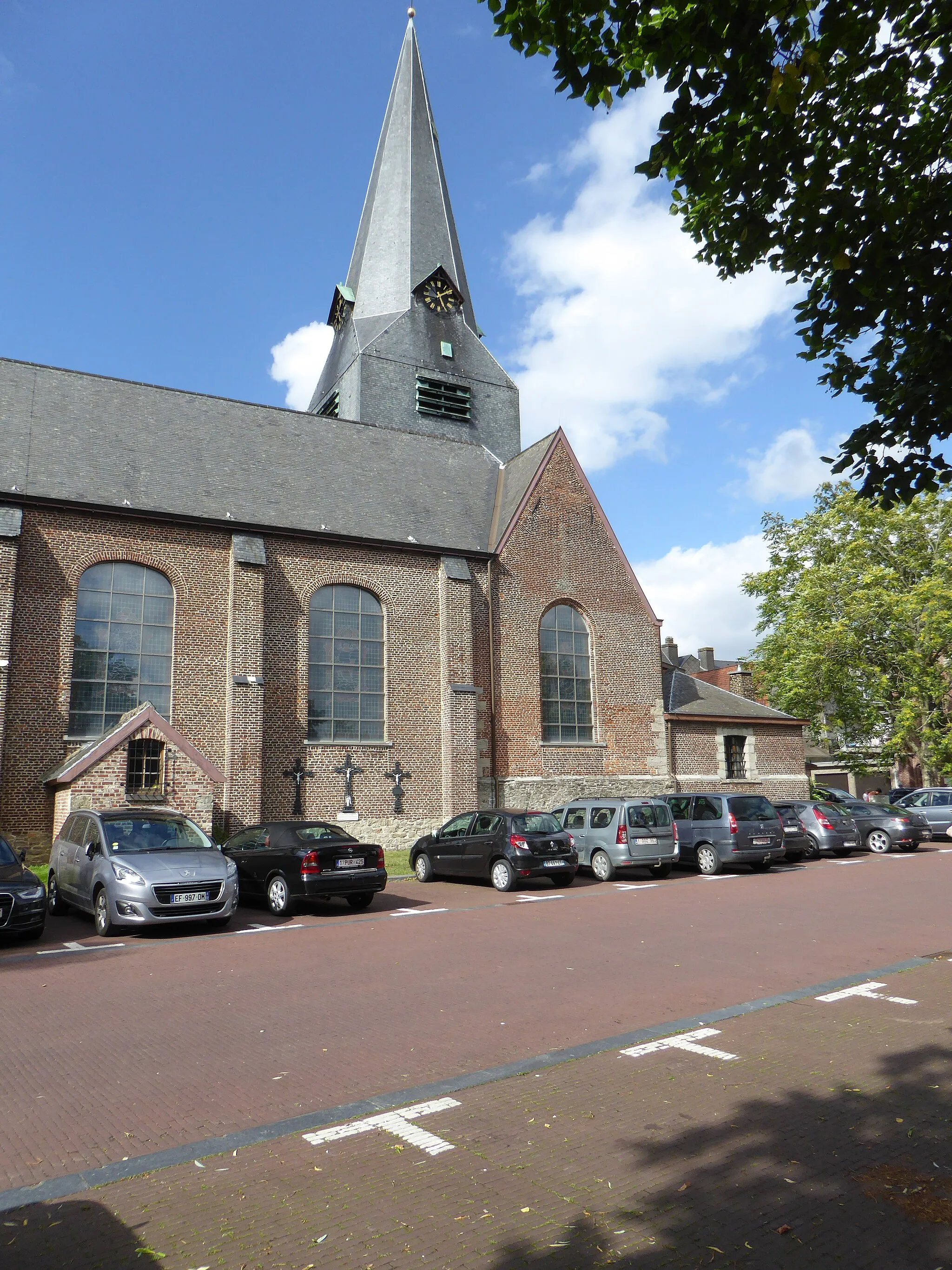 Photo showing: Church of Saint Amand in Bellegem. Bellegem, Kortrijk, West Flanders, Belgium