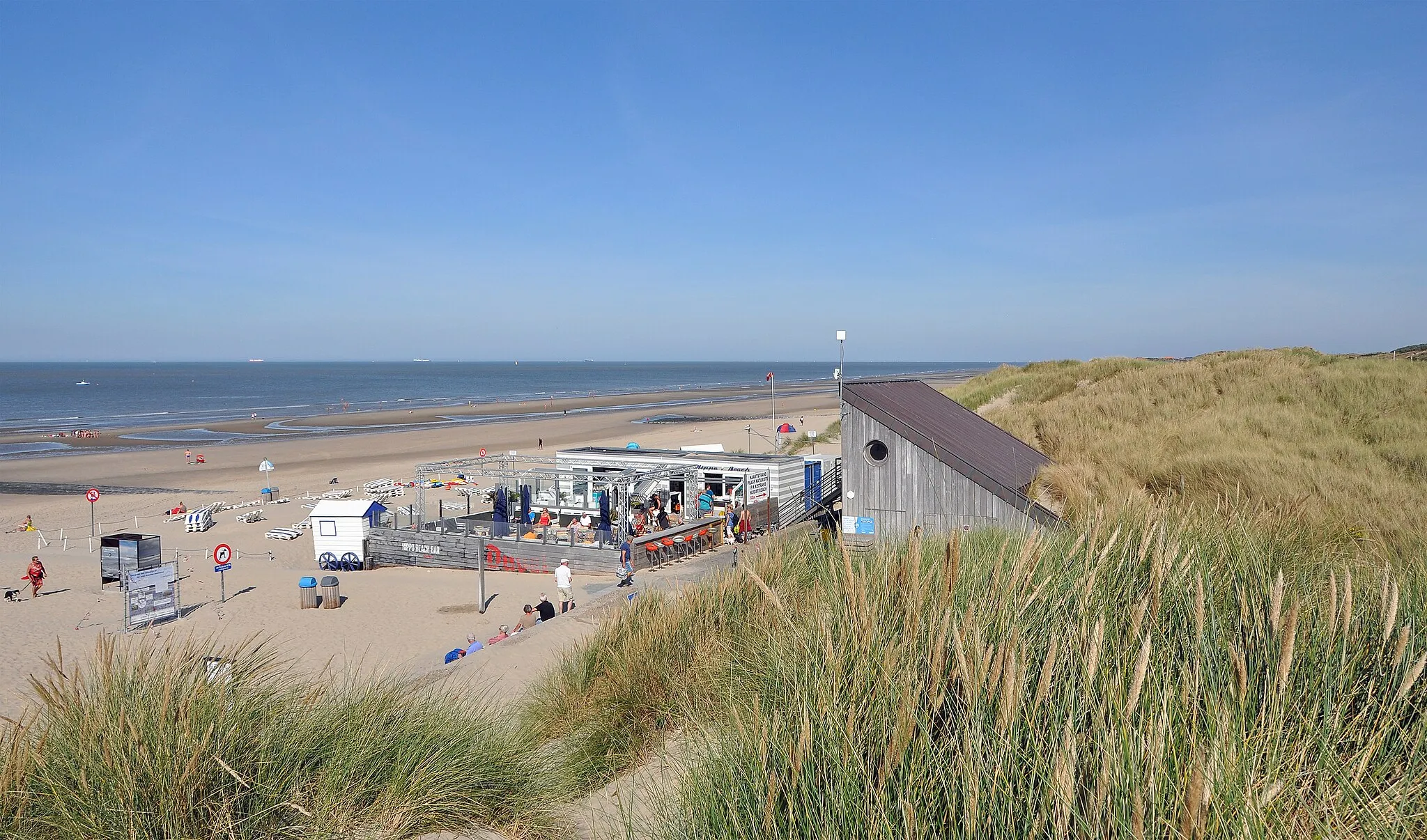 Photo showing: Bredene (Belgium): the beach