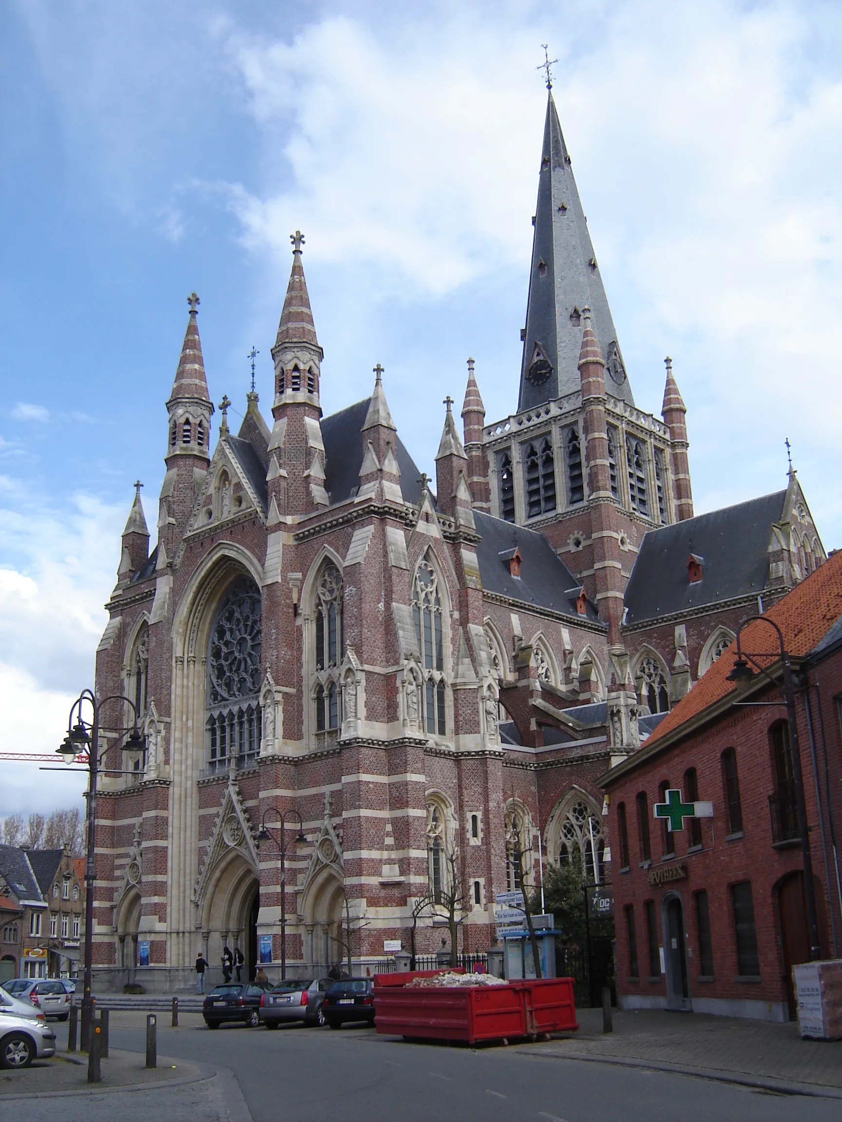 Photo showing: "Basiliek Onze-Lieve-Vrouw Onbevlekt Ontvangen" (Basilica of the Immaculate  Conception of Our Lady) in Dadizele. Dadizele, Moorslede, West Flanders, Belgium