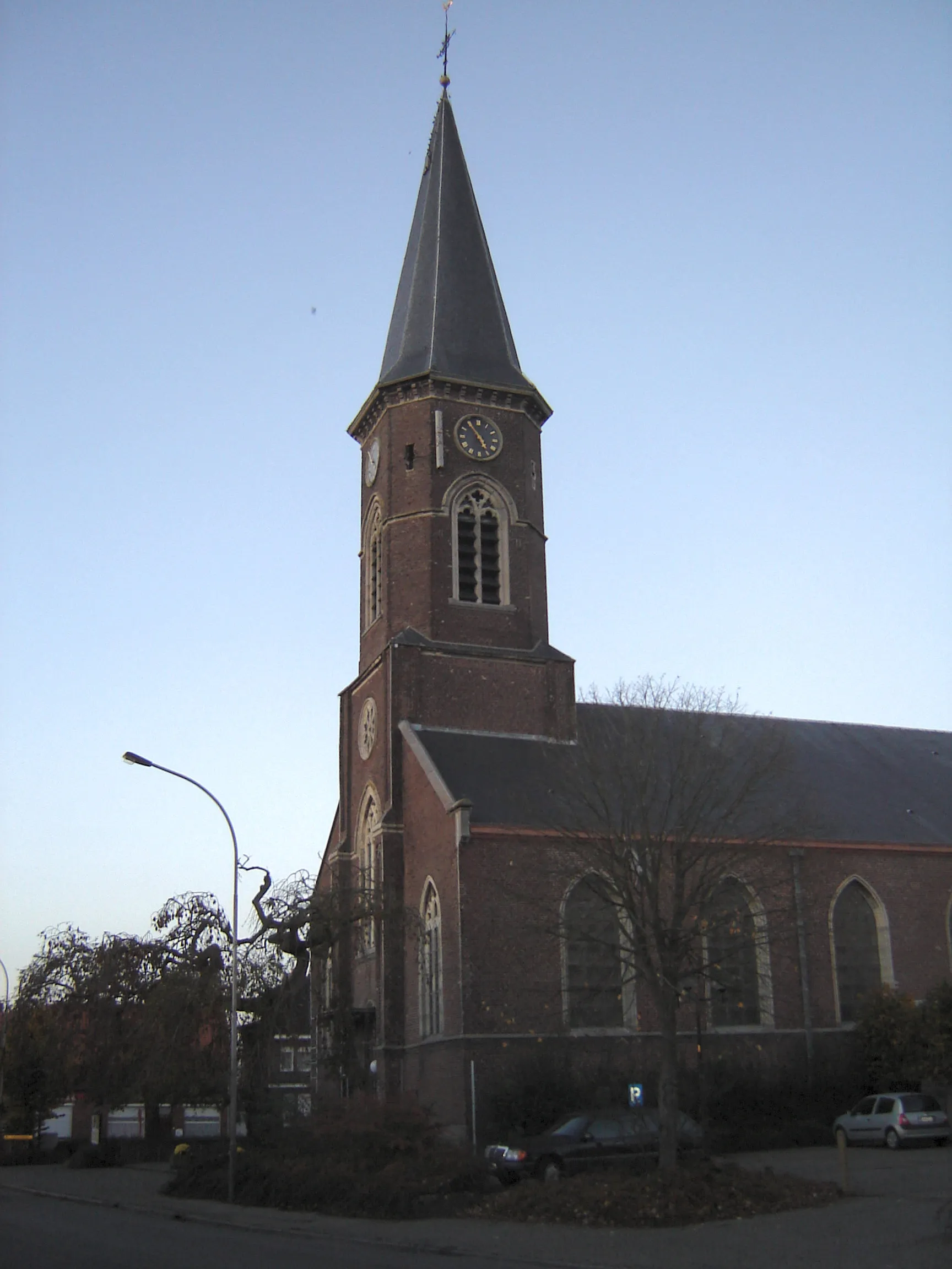 Photo showing: Sint-Antoniuskerk in Ingooigem. Saint Antonius Church in Ingooigem in Anzegem, West-Flanders, Belgium