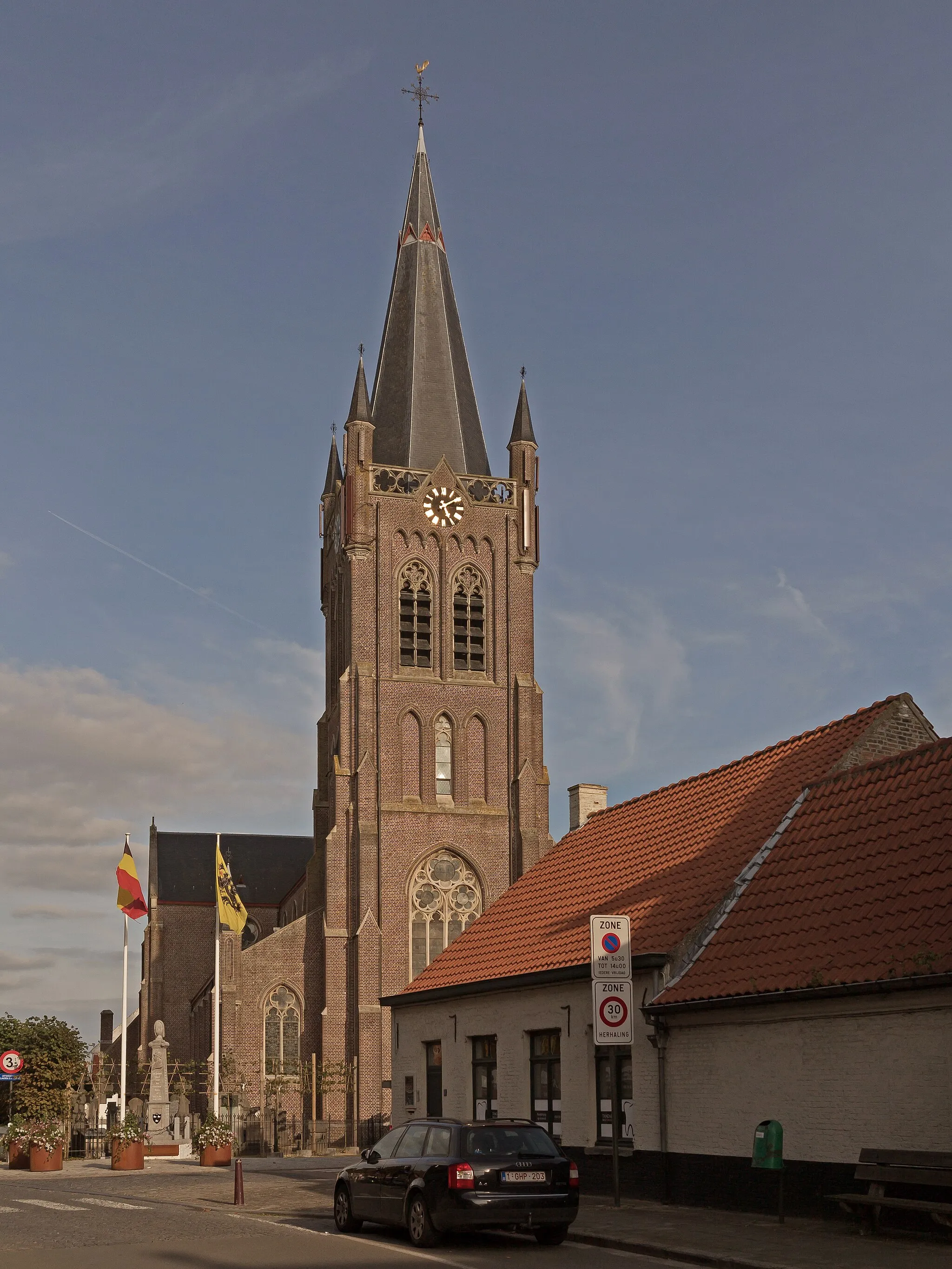 Photo showing: Jabbeke, church: de Sint Blasiuskerk
