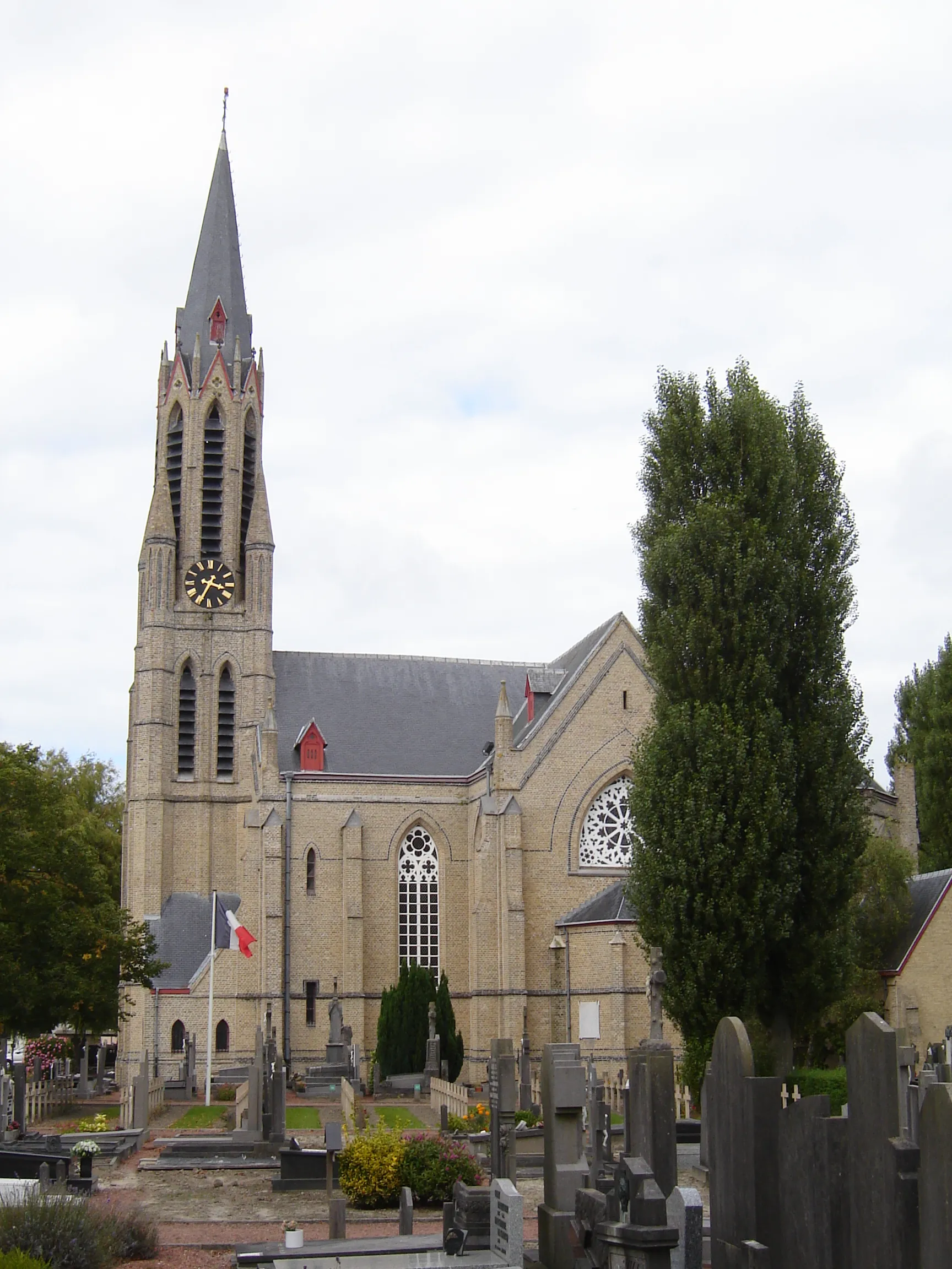 Photo showing: Church of Saint Peter in Koksijde-Dorp ("Koksijde-Village"). Koksijde, West Flanders, Belgium