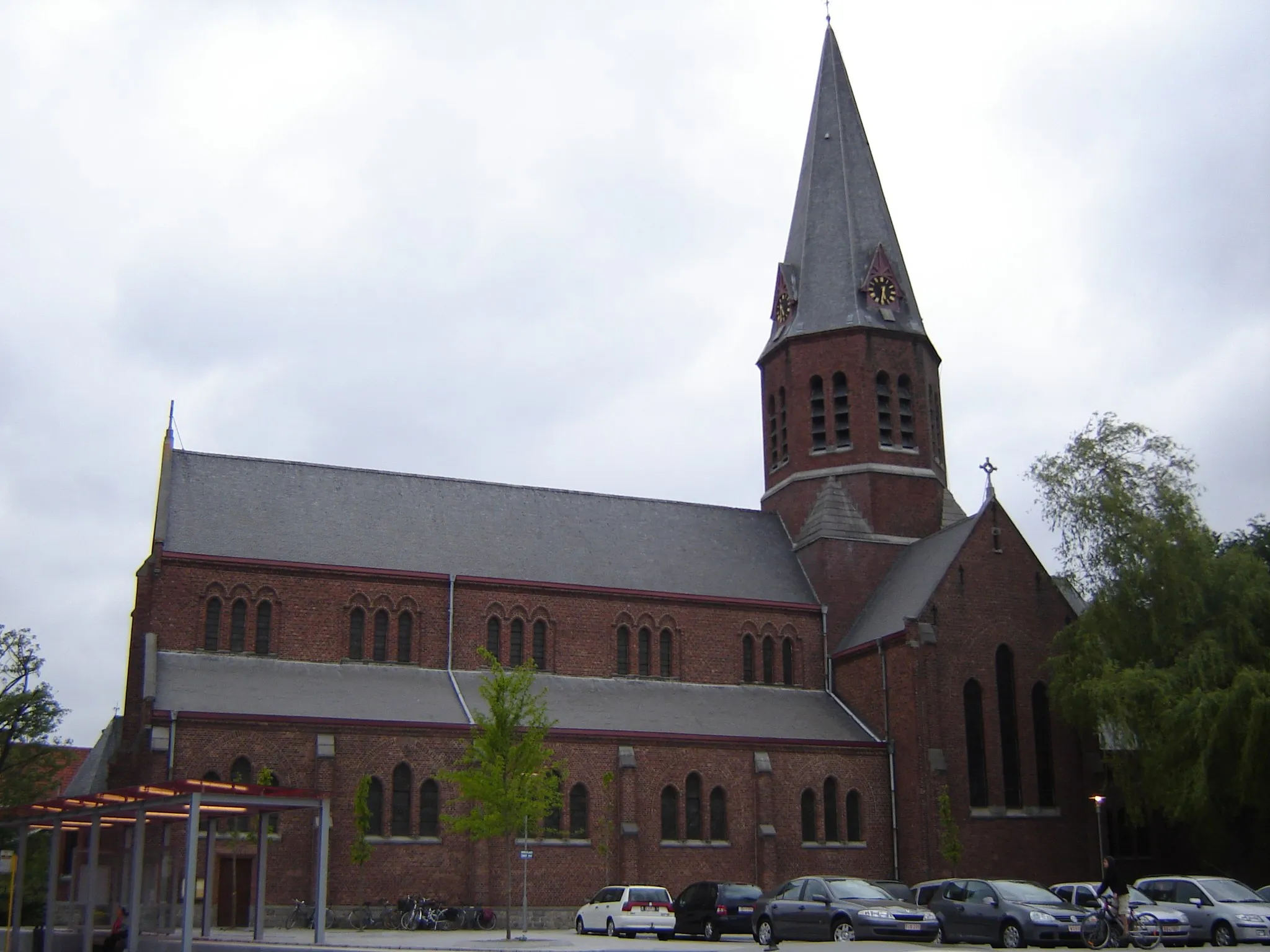 Photo showing: Sint-Brixiuskerk in Marke Church of Saint Bricius in Marke, Kortrijk, West Flanders, Belgium