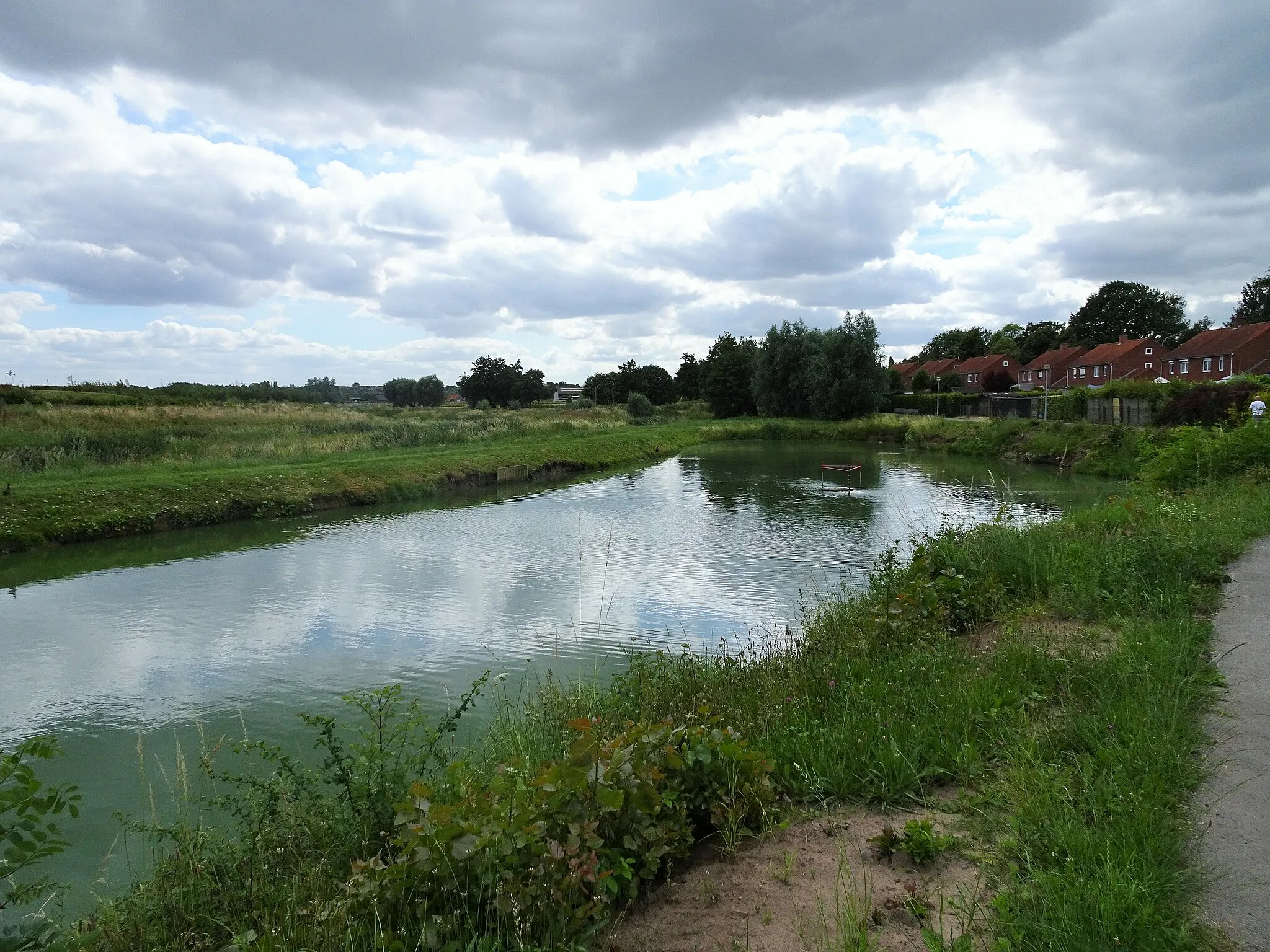 Photo showing: Markebekepad Marke , Province_de_Flandre-Occidentale.- Belgique