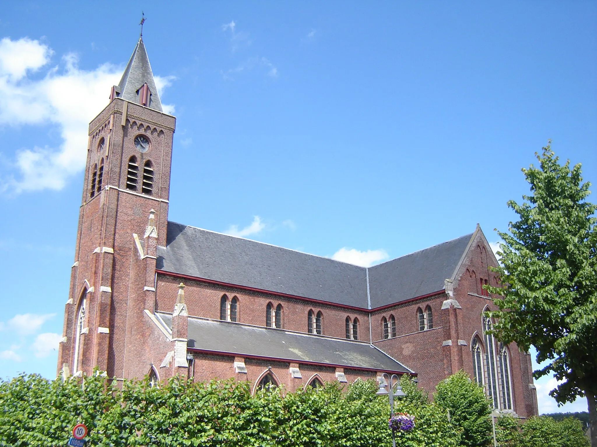 Photo showing: Church of Saint Dionysius in Moerkerke. Moerkerke, Damme, West Flanders, Belgium